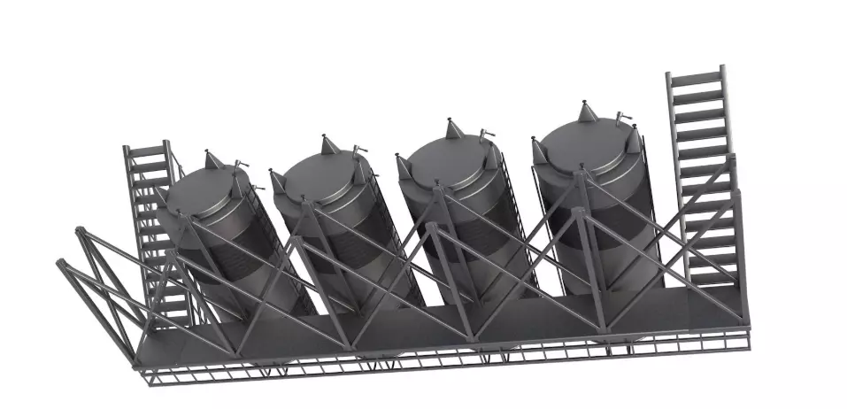 Steel Tanks Collection 3D model_11