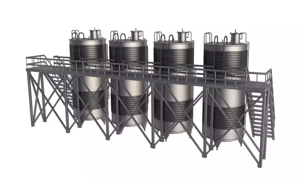 Steel Tanks Collection 3D model_4