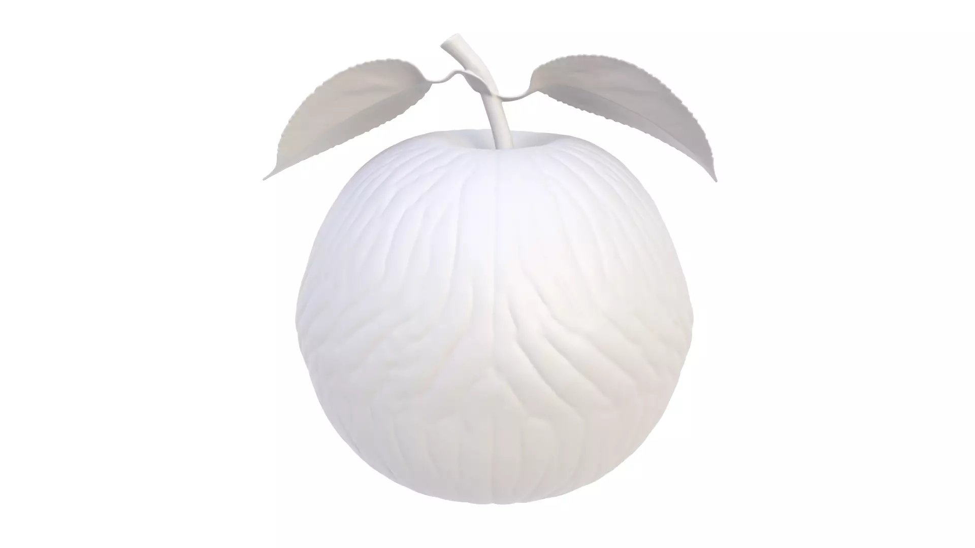 Halloween apple 03 3D model_4