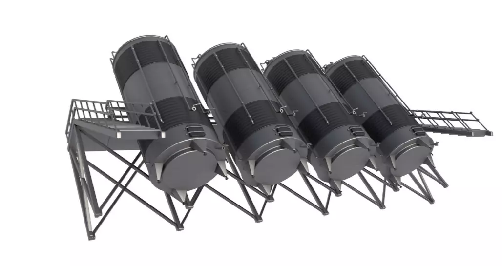 Steel Wine Tanks 3D model_2