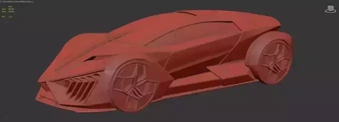 AI-Generated Concept Car - model 7