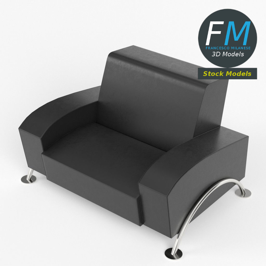 Armchair 3 3D model_2