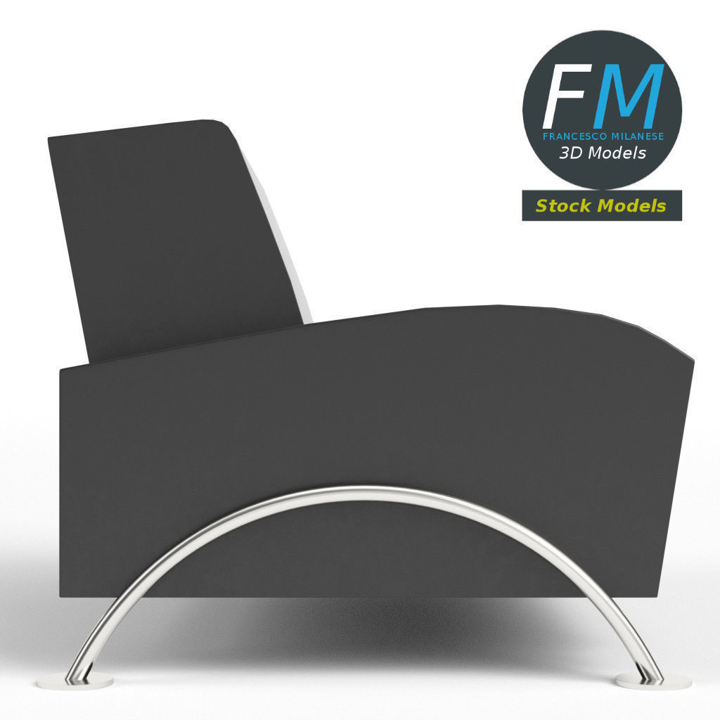 Armchair 3 3D model_4