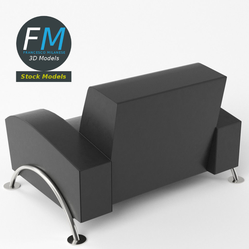 Armchair 3 3D model_5