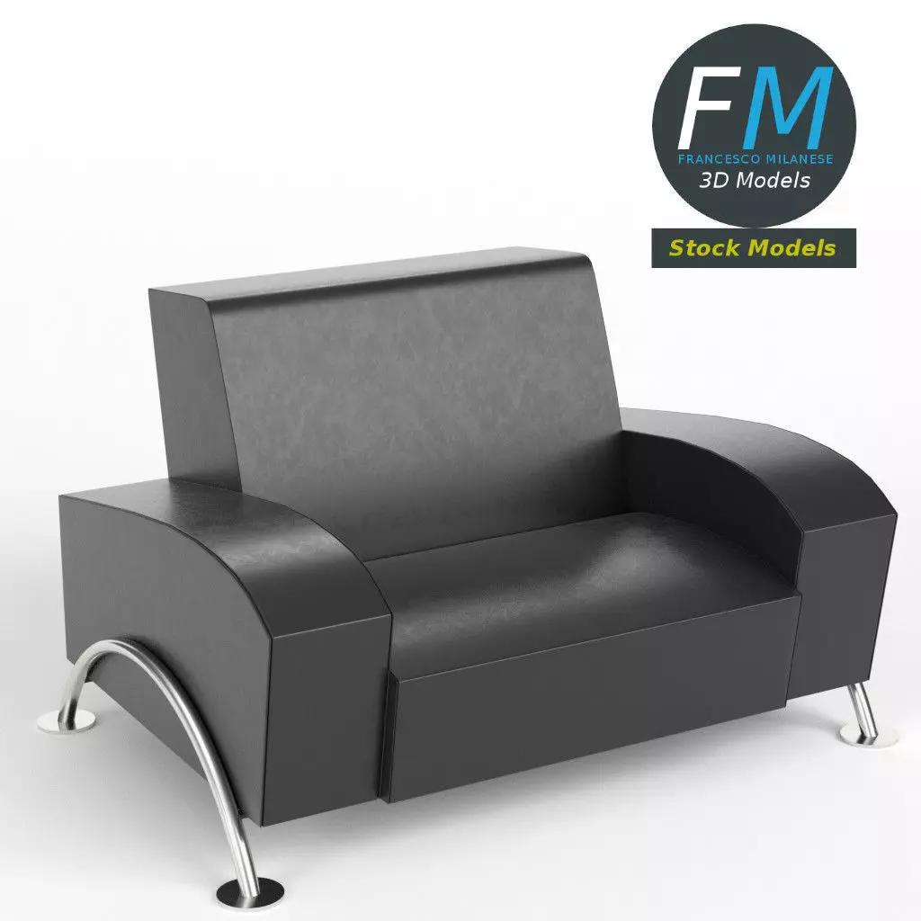 Armchair 3 3D model_0