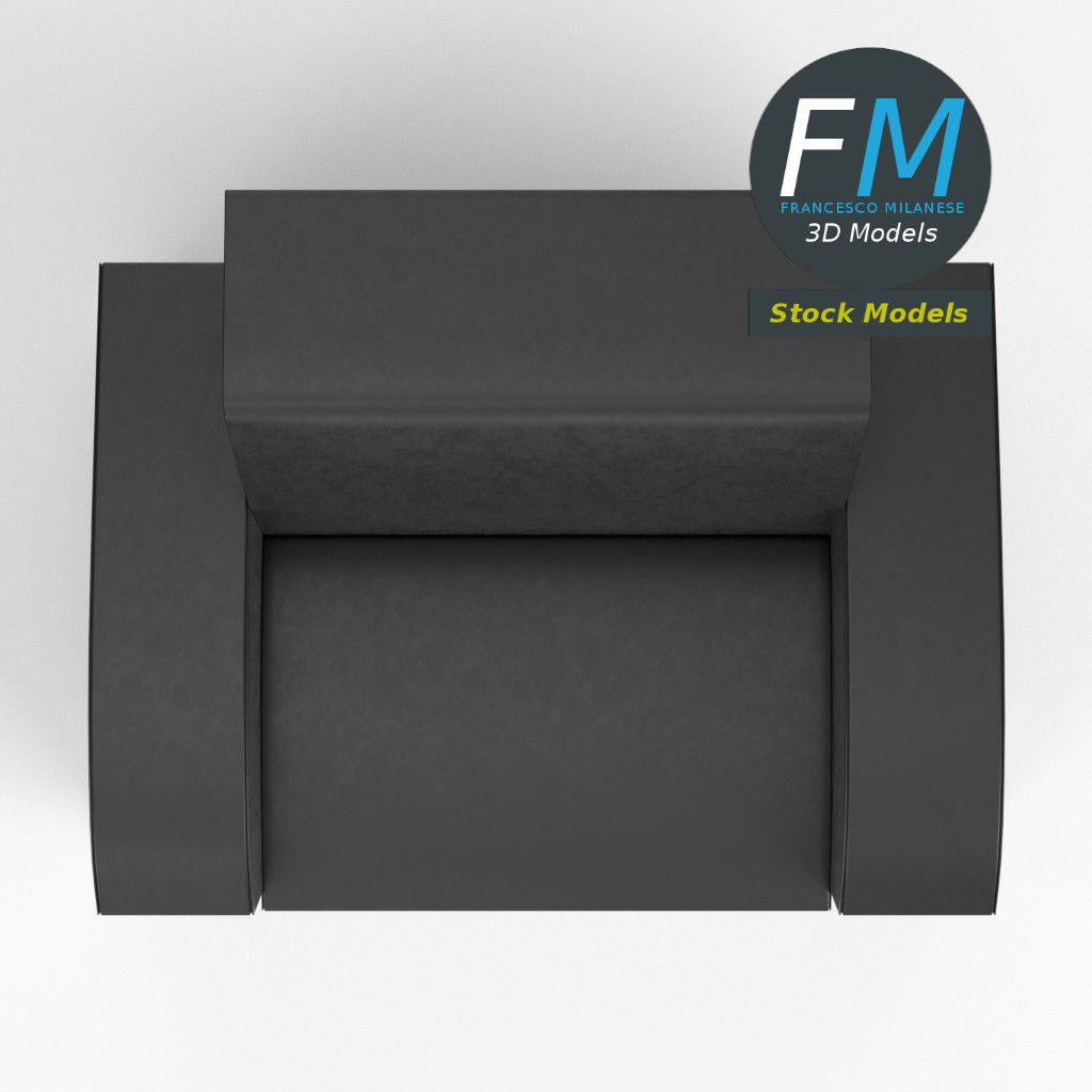 Armchair 3 3D model_6