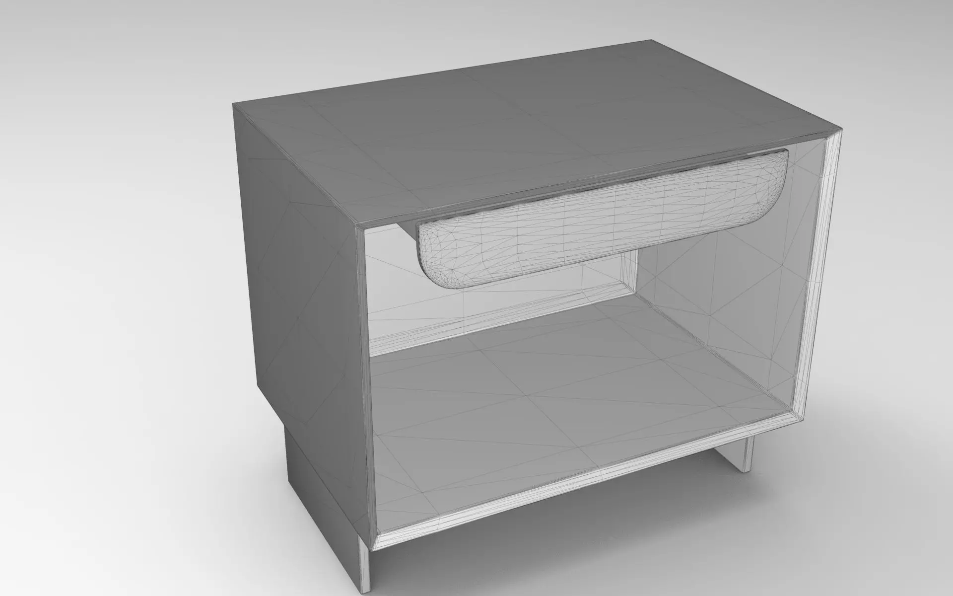 Poff Sideboard Low-poly 3D model_6
