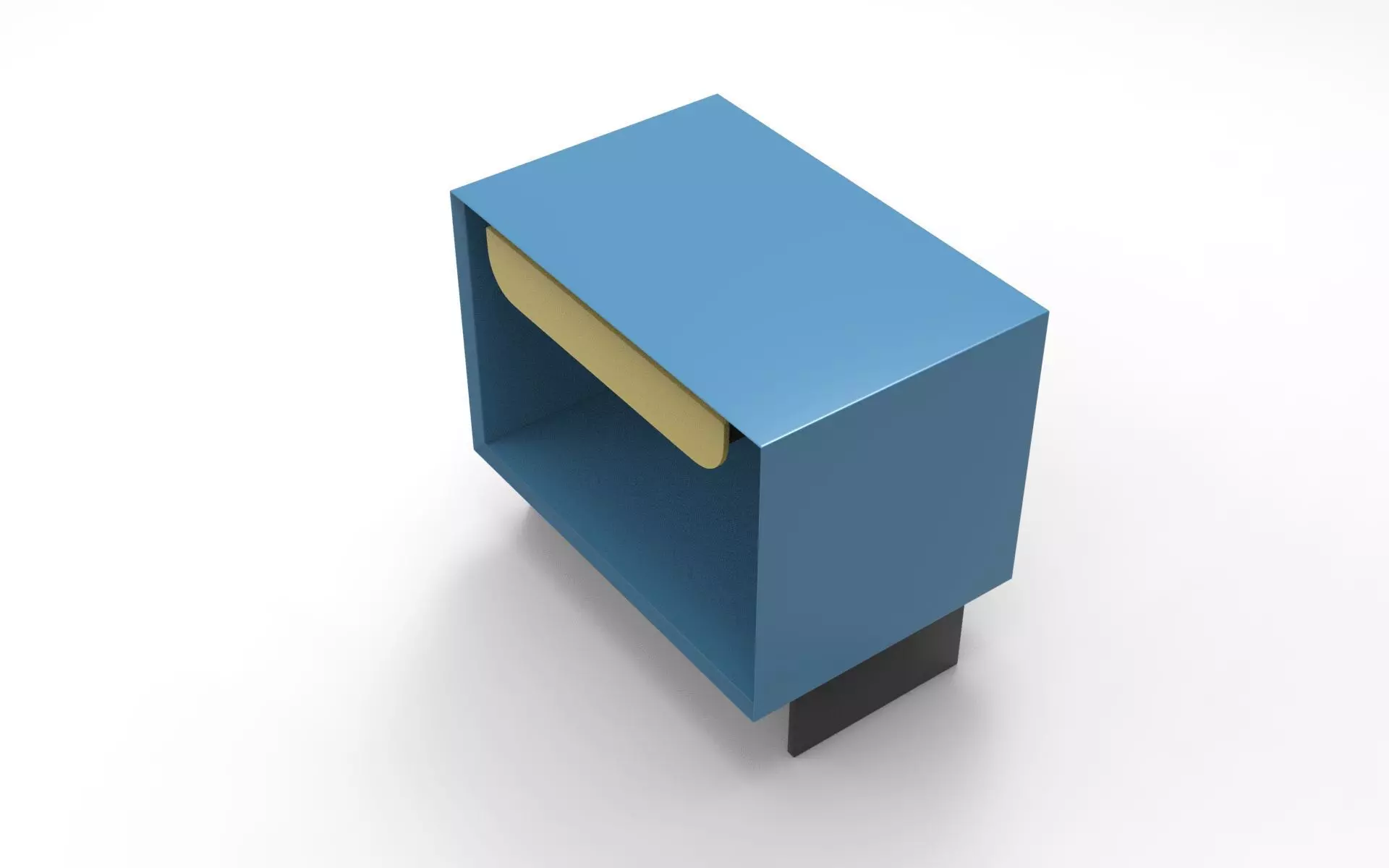 Poff Sideboard Low-poly 3D model_1