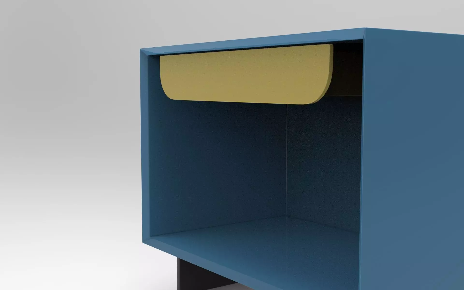 Poff Sideboard Low-poly 3D model_4