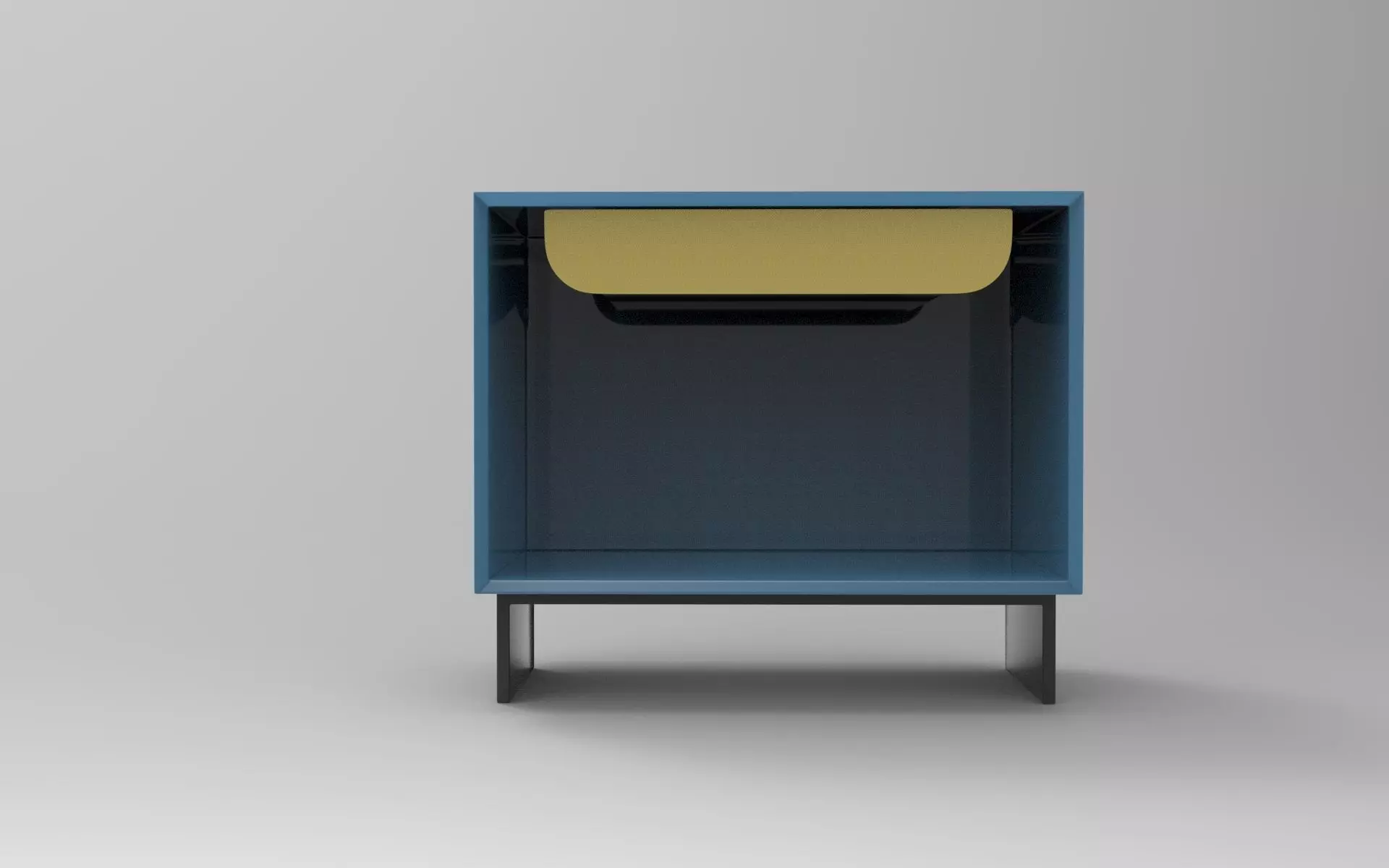 Poff Sideboard Low-poly 3D model_3