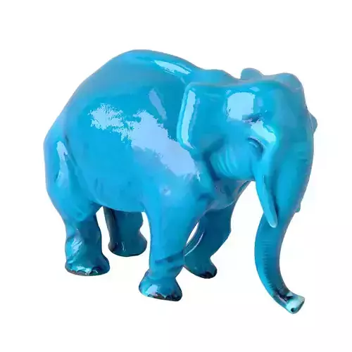Paul Milet Sevres Ceramic Elephant Figure