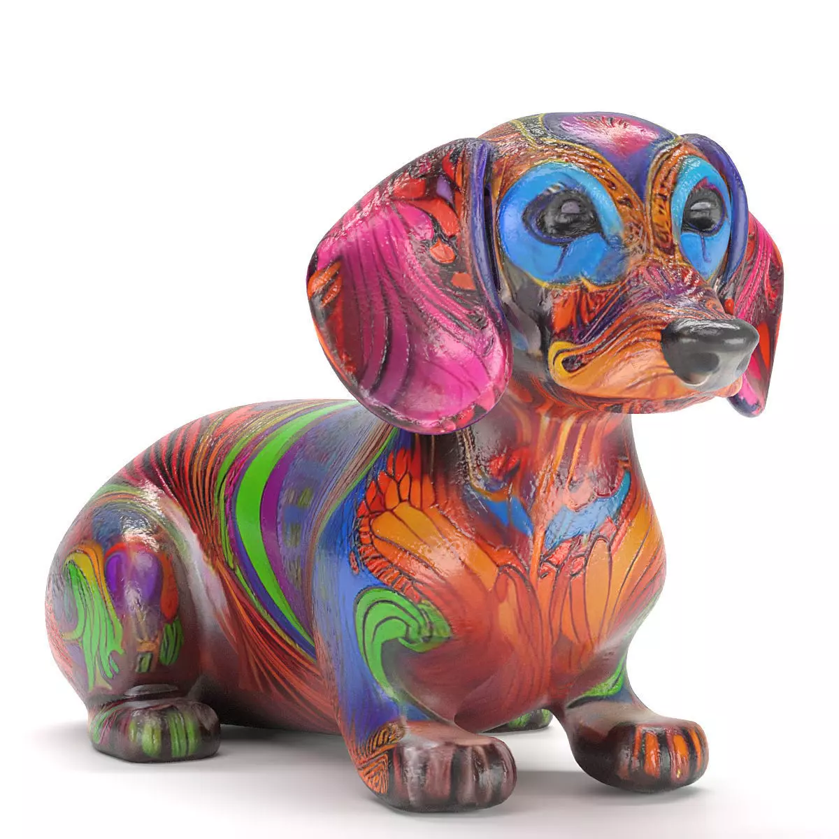 Alebrije dog 02 3D model_1