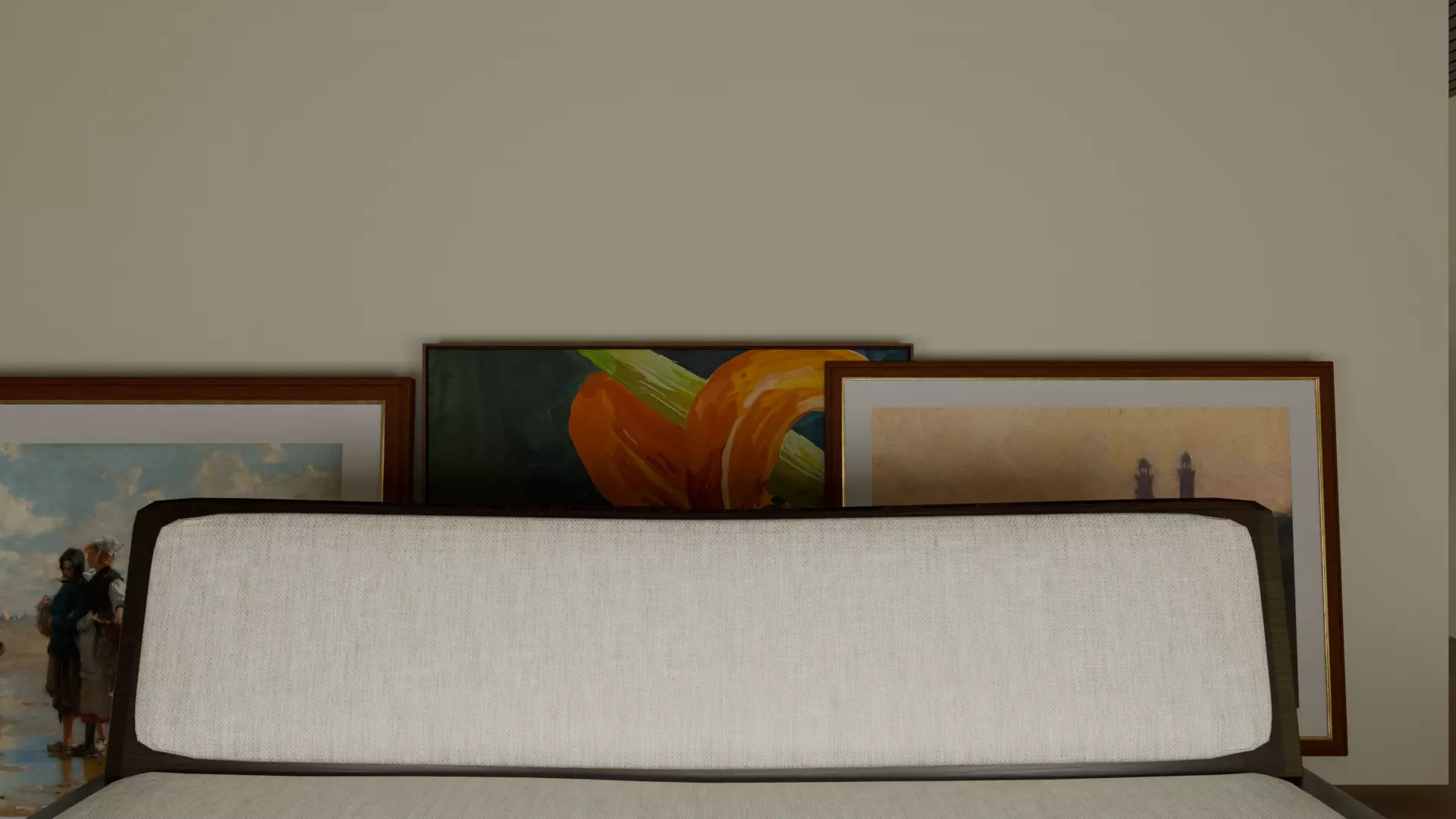 Bench Couch 3D model_1