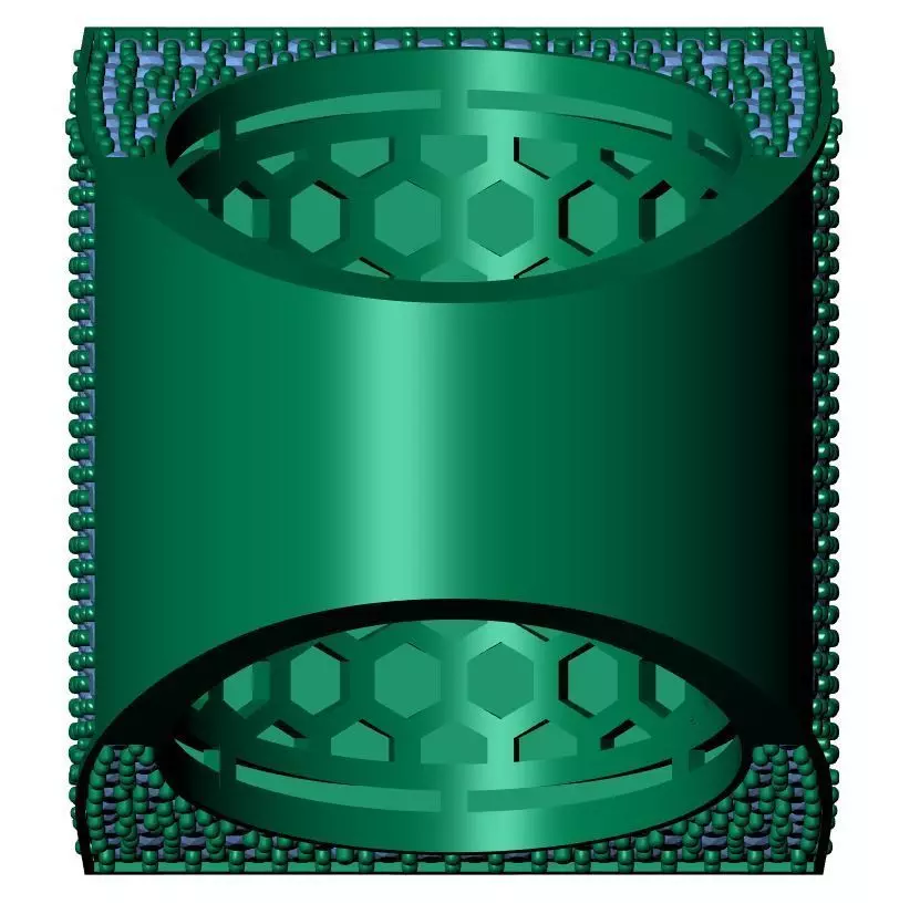 Custom Initial A to Z Letter Diamond Ring - Alphabet Rings 3D print model_9