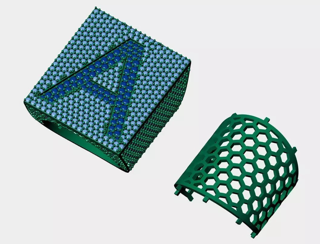 Custom Initial A to Z Letter Diamond Ring - Alphabet Rings 3D print model_8