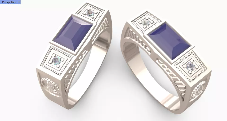 Anel formatura de Engenharia 3D print model_4