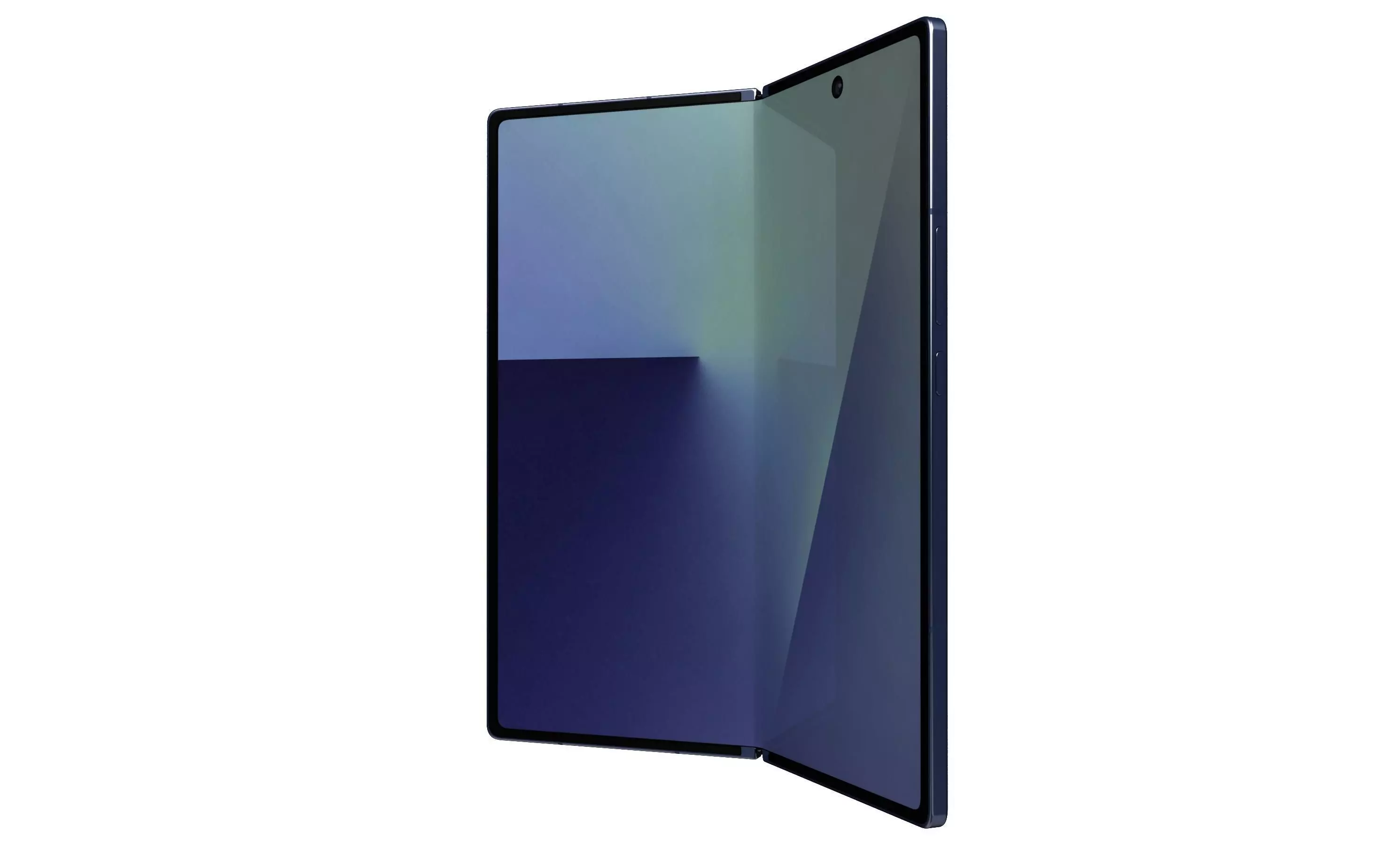 Samsung Galaxy Z Fold7 Blue Shadow 3D model_29