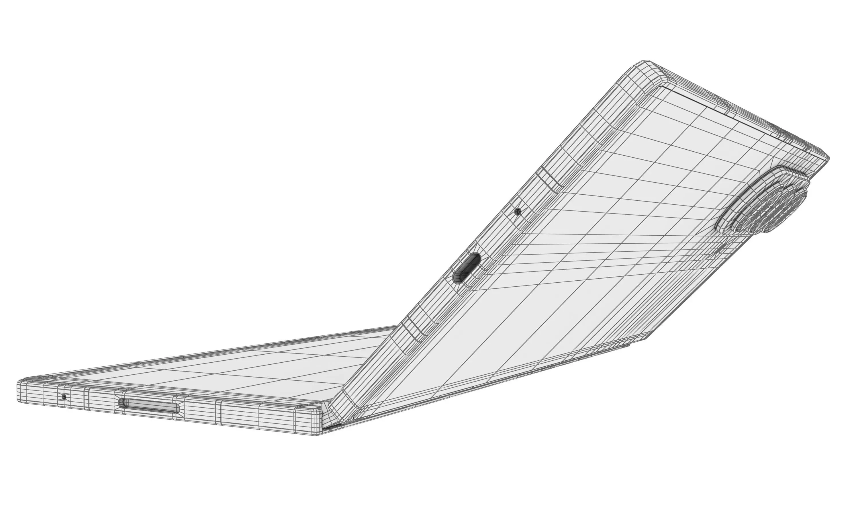 Samsung Galaxy Z Fold7 Blue Shadow 3D model_23