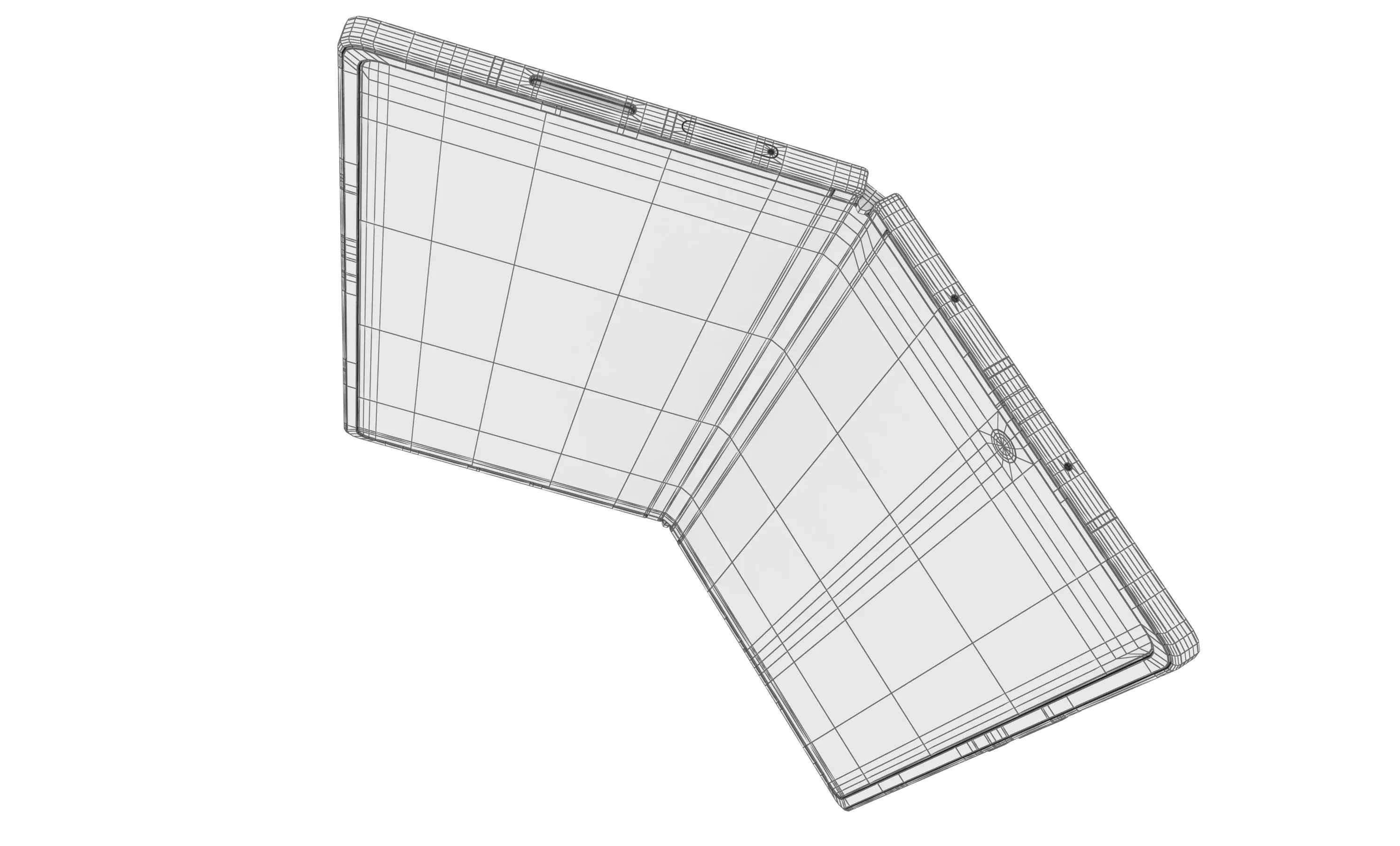 Samsung Galaxy Z Fold7 Blue Shadow 3D model_14