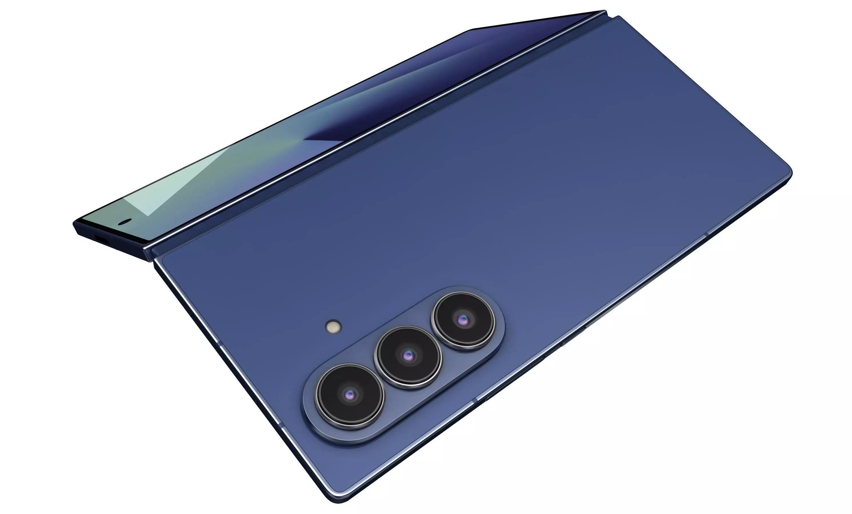 Samsung Galaxy Z Fold7 Blue Shadow 3D model_6