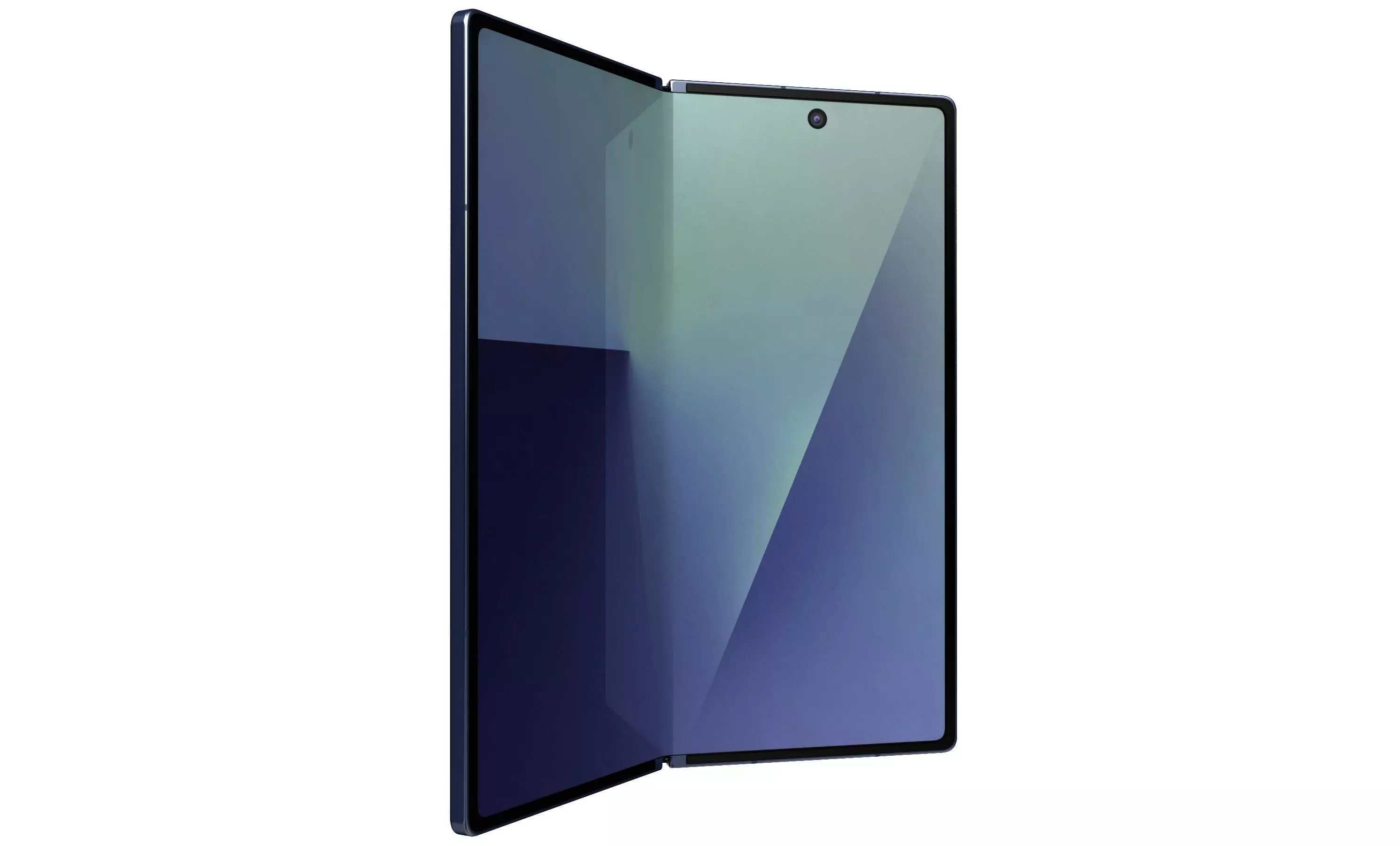 Samsung Galaxy Z Fold7 Blue Shadow 3D model_22