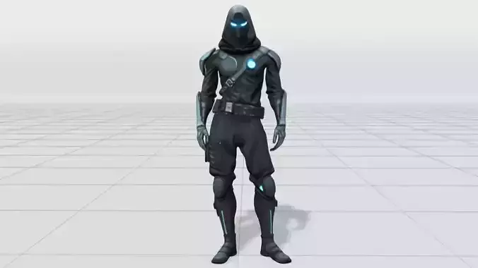 Cyber Ninja Character