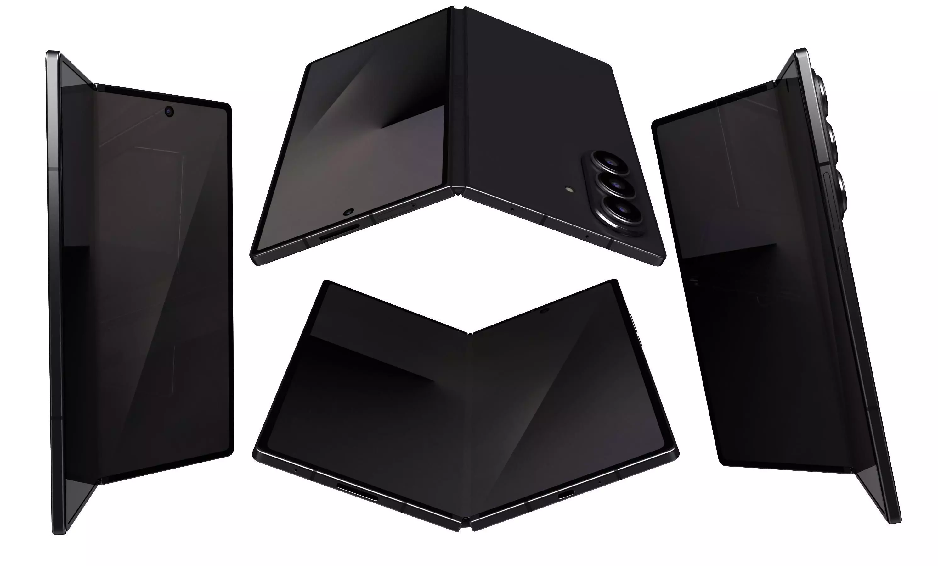 Samsung Galaxy Z Fold7 Jet Black 3D model_2