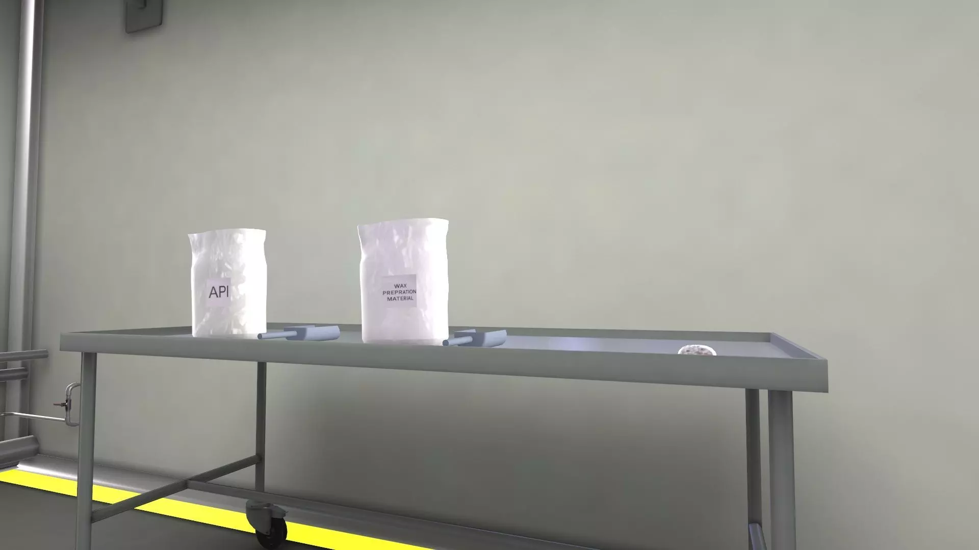 Ointment Manufacturing Vessel Low-poly 3D model_5