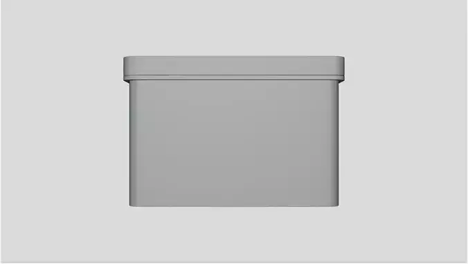 Bucket Box - Geometry Only No Textures