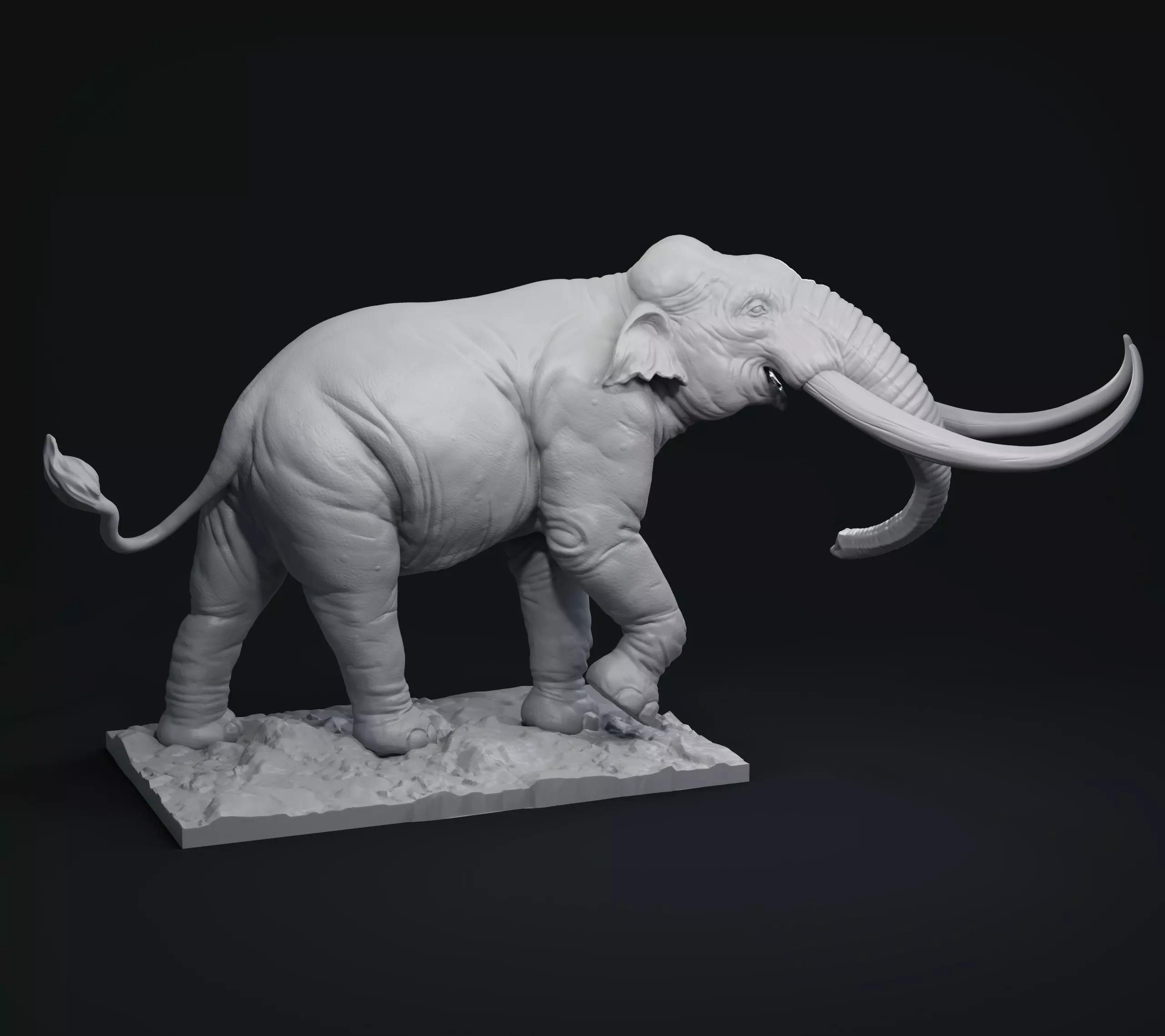 Stegodon  3D print model_4