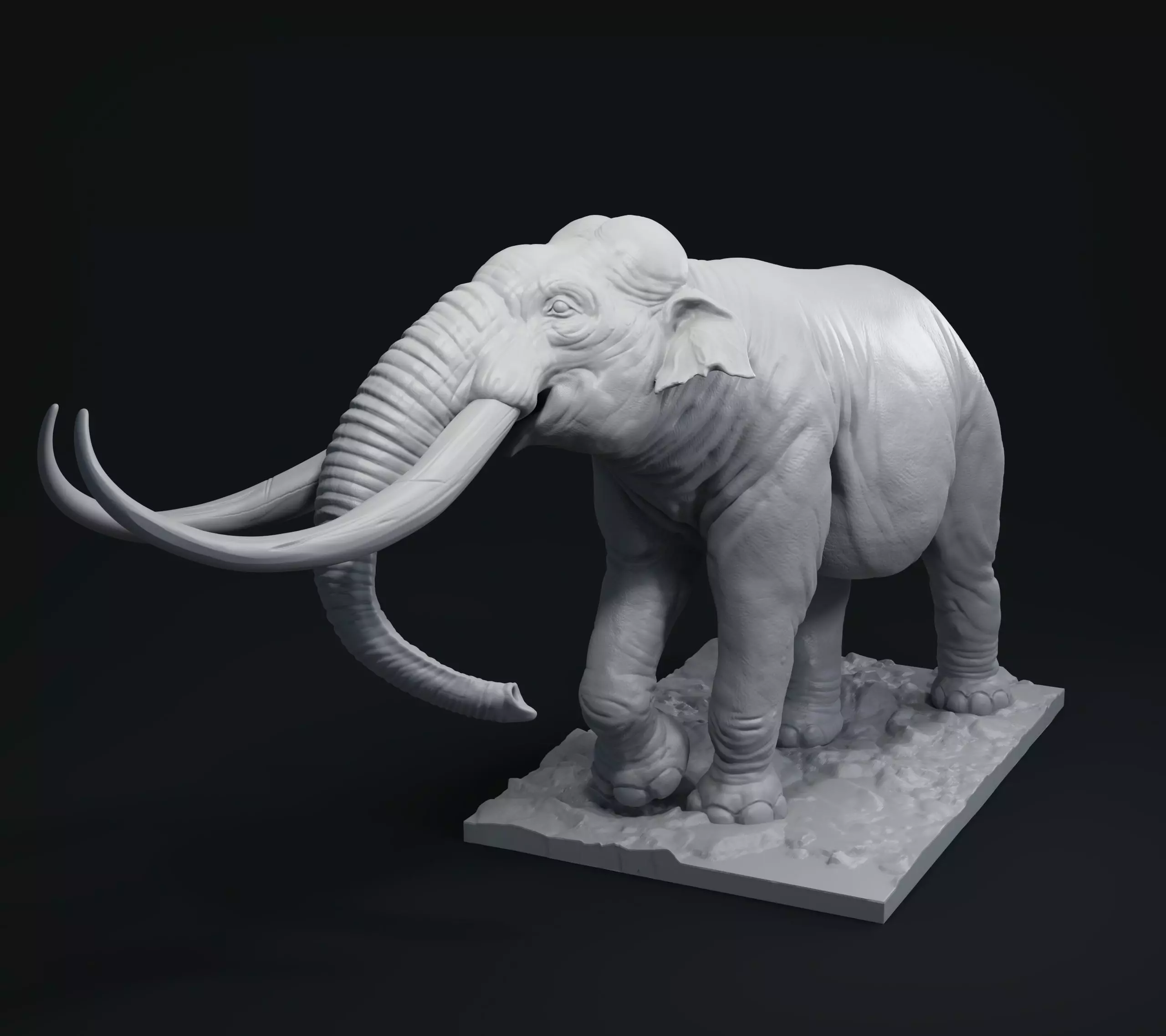 Stegodon  3D print model_5
