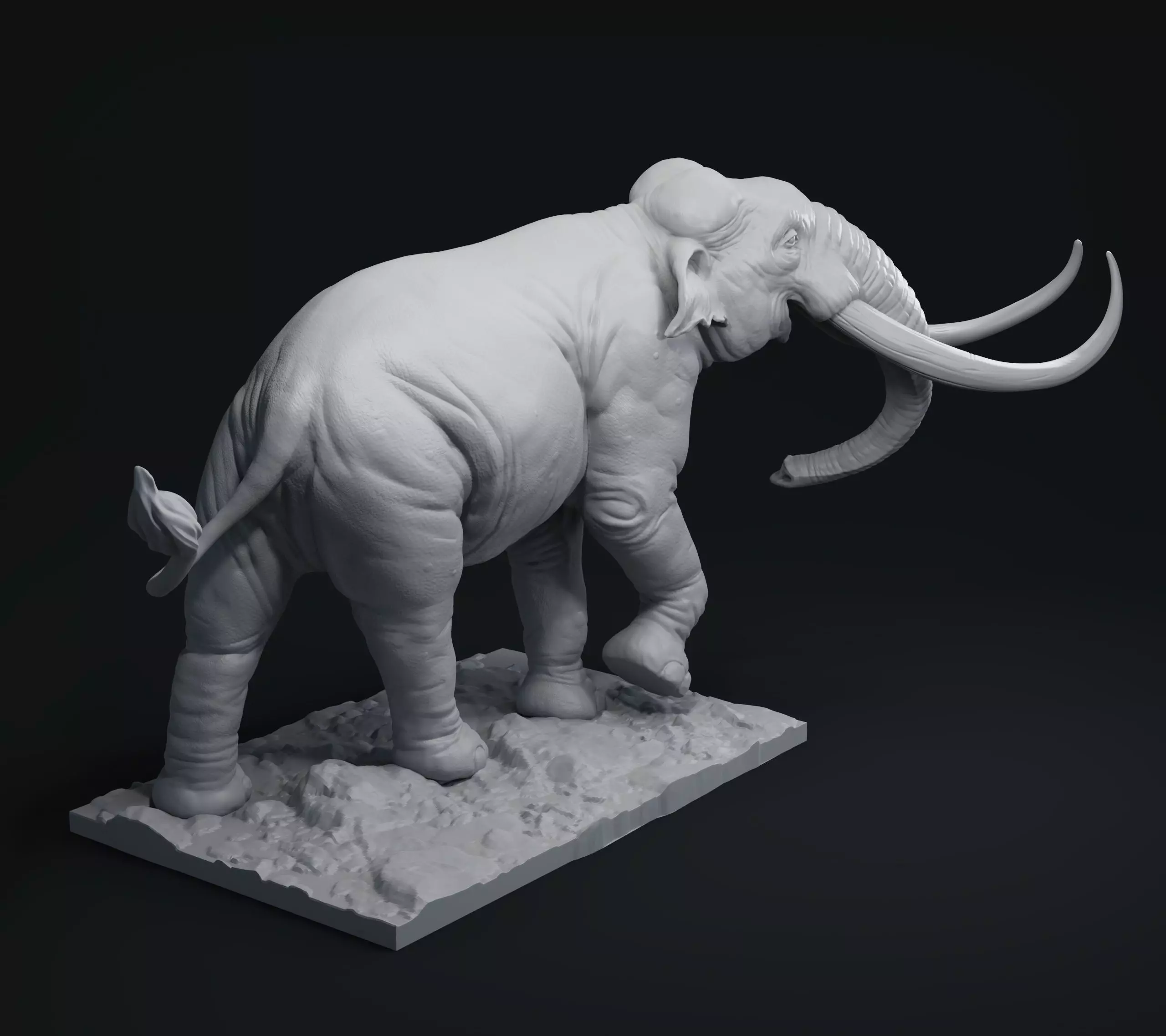Stegodon  3D print model_6