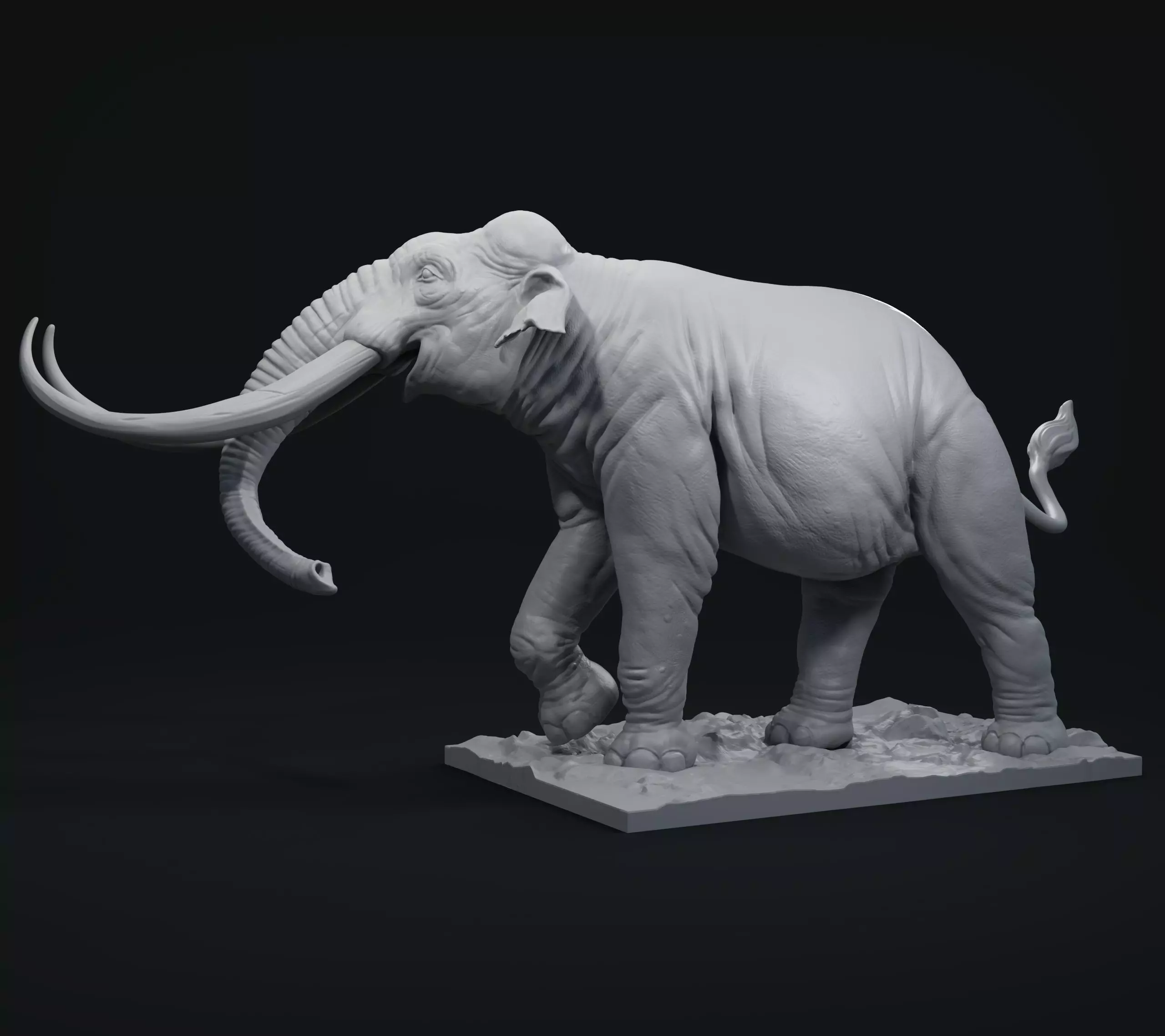 Stegodon  3D print model_3