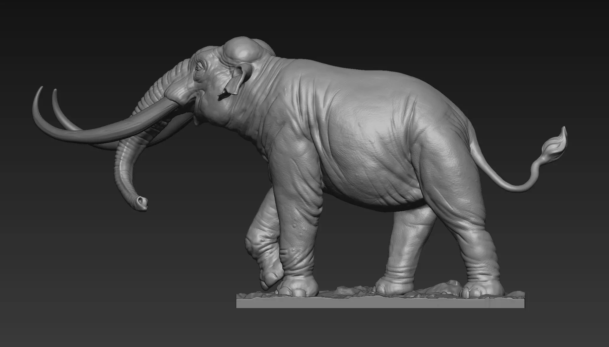 Stegodon  3D print model_1