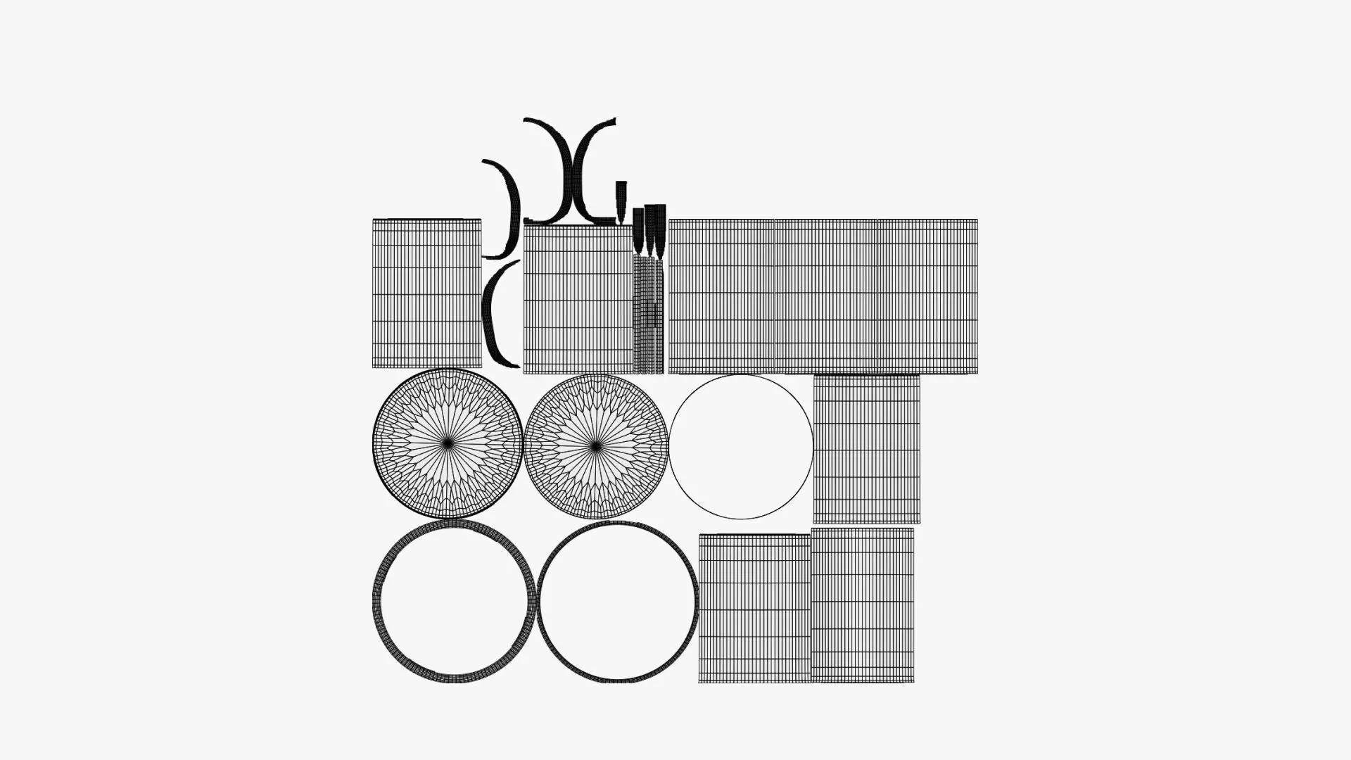 Enamel Cup - Geometry Only No Textures No Materials 3D model_6