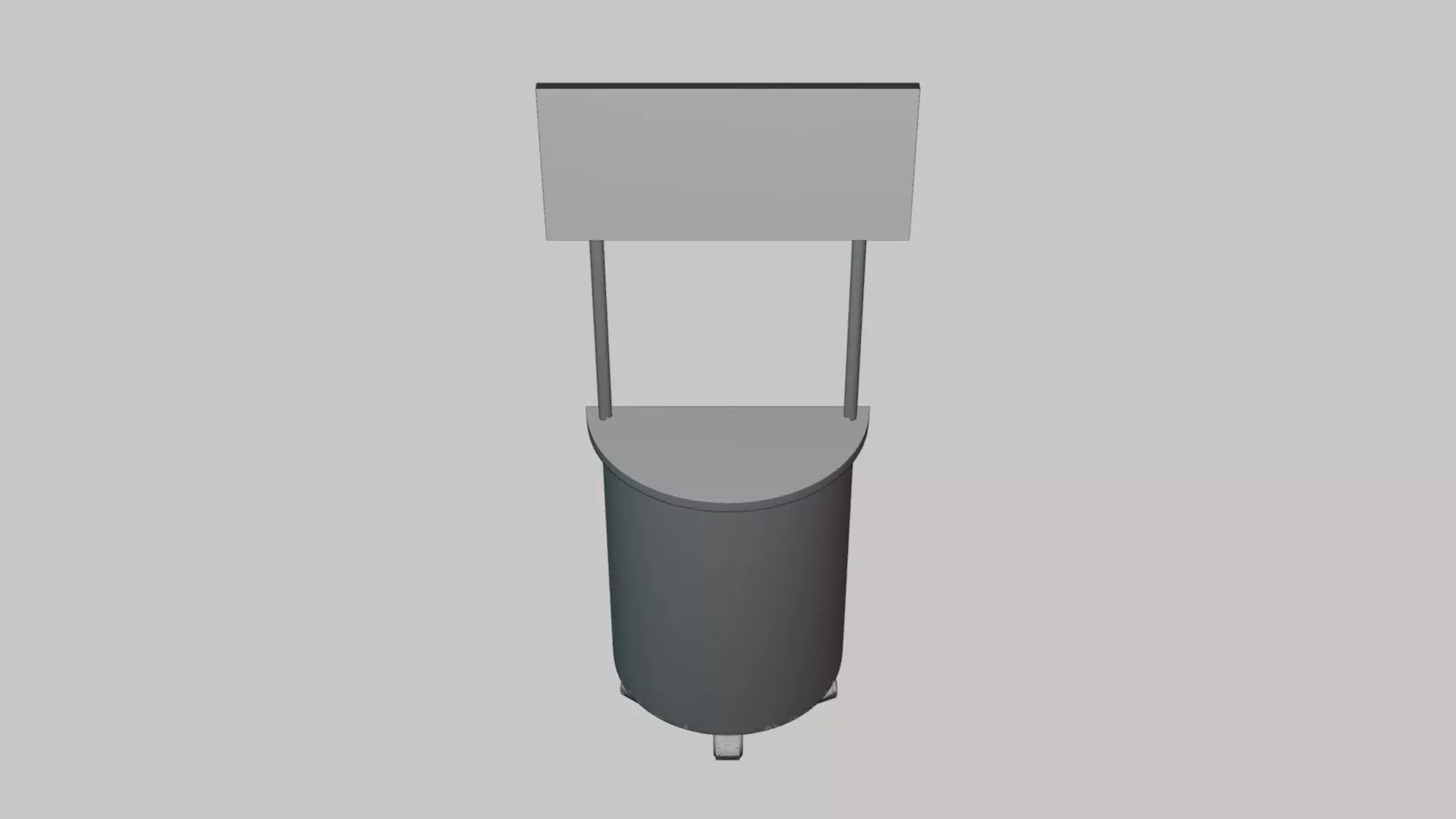 Display Stand - Geometry Only No Textures No Materials 3D model_3