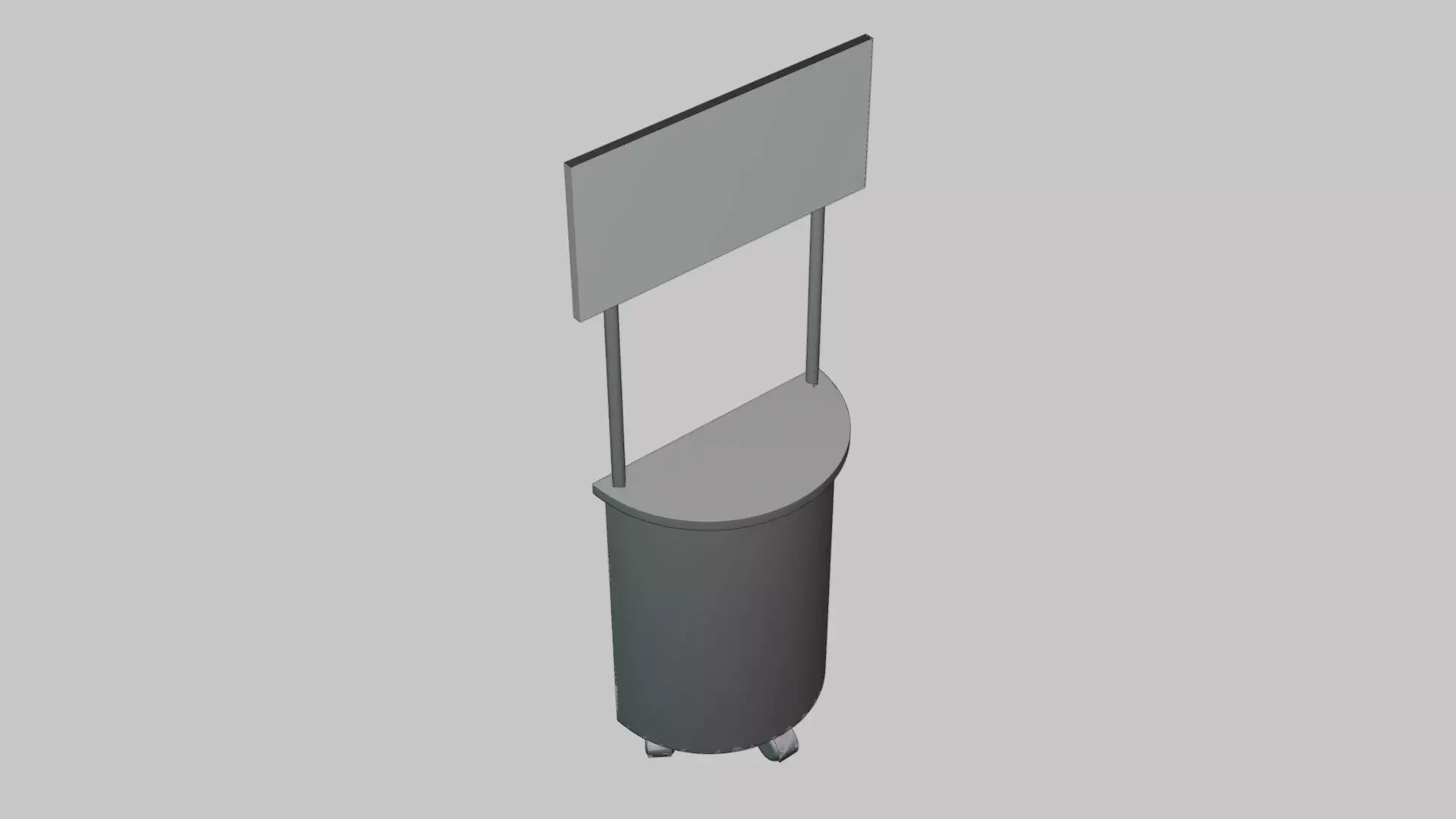 Display Stand - Geometry Only No Textures No Materials 3D model_4