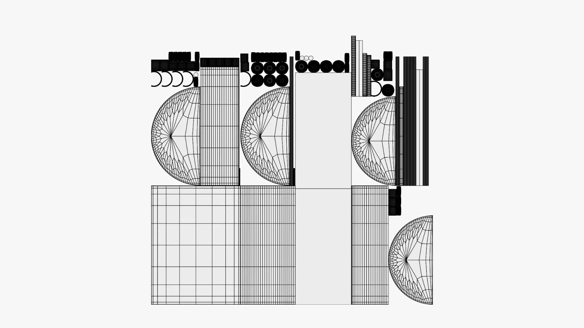 Display Stand - Geometry Only No Textures No Materials 3D model_6
