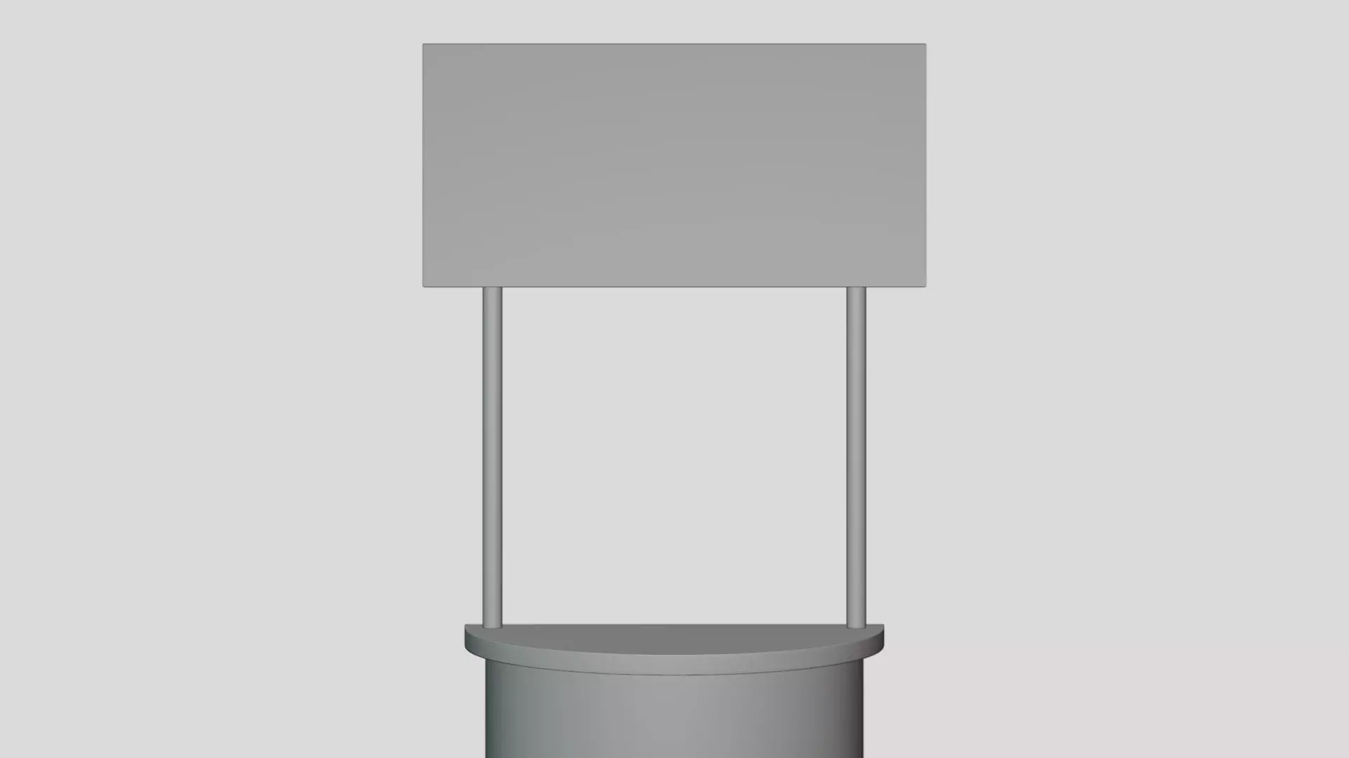 Display Stand - Geometry Only No Textures No Materials 3D model_5