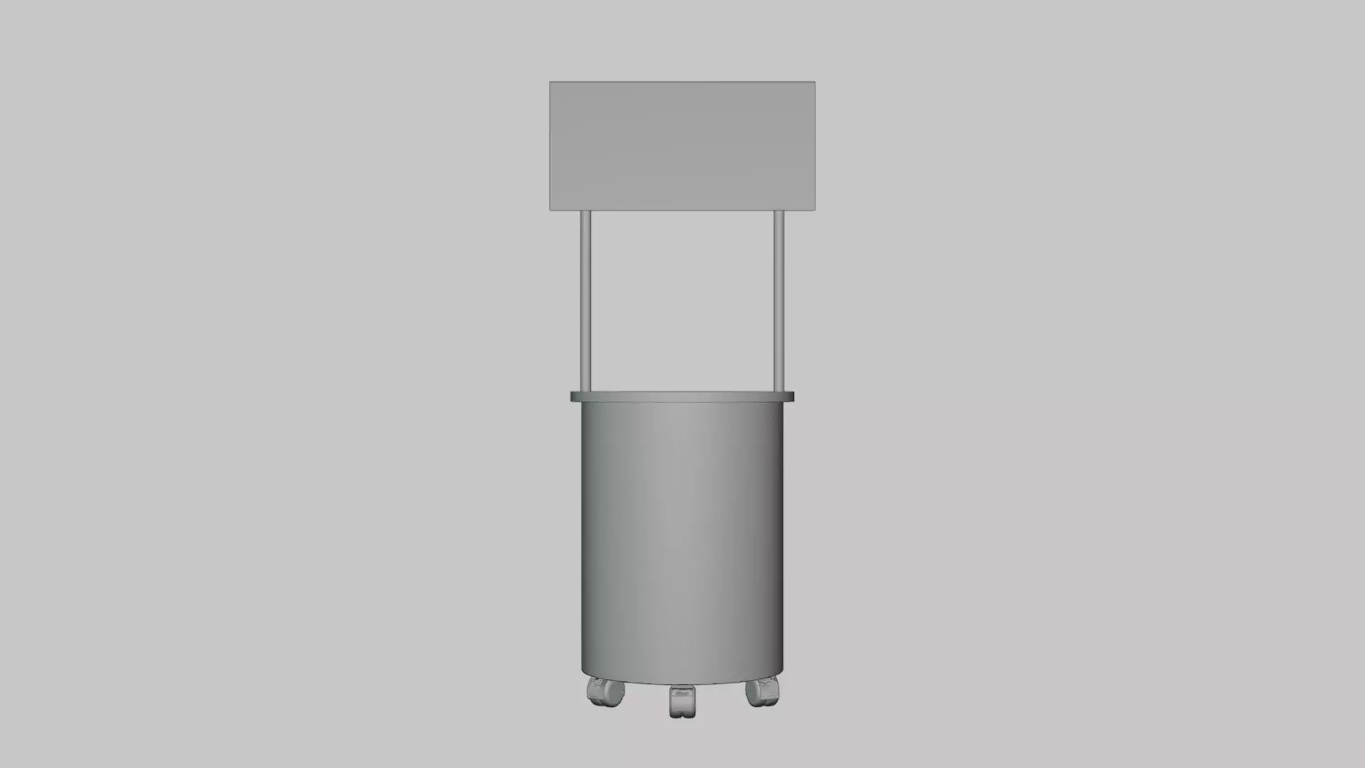 Display Stand - Geometry Only No Textures No Materials 3D model_0