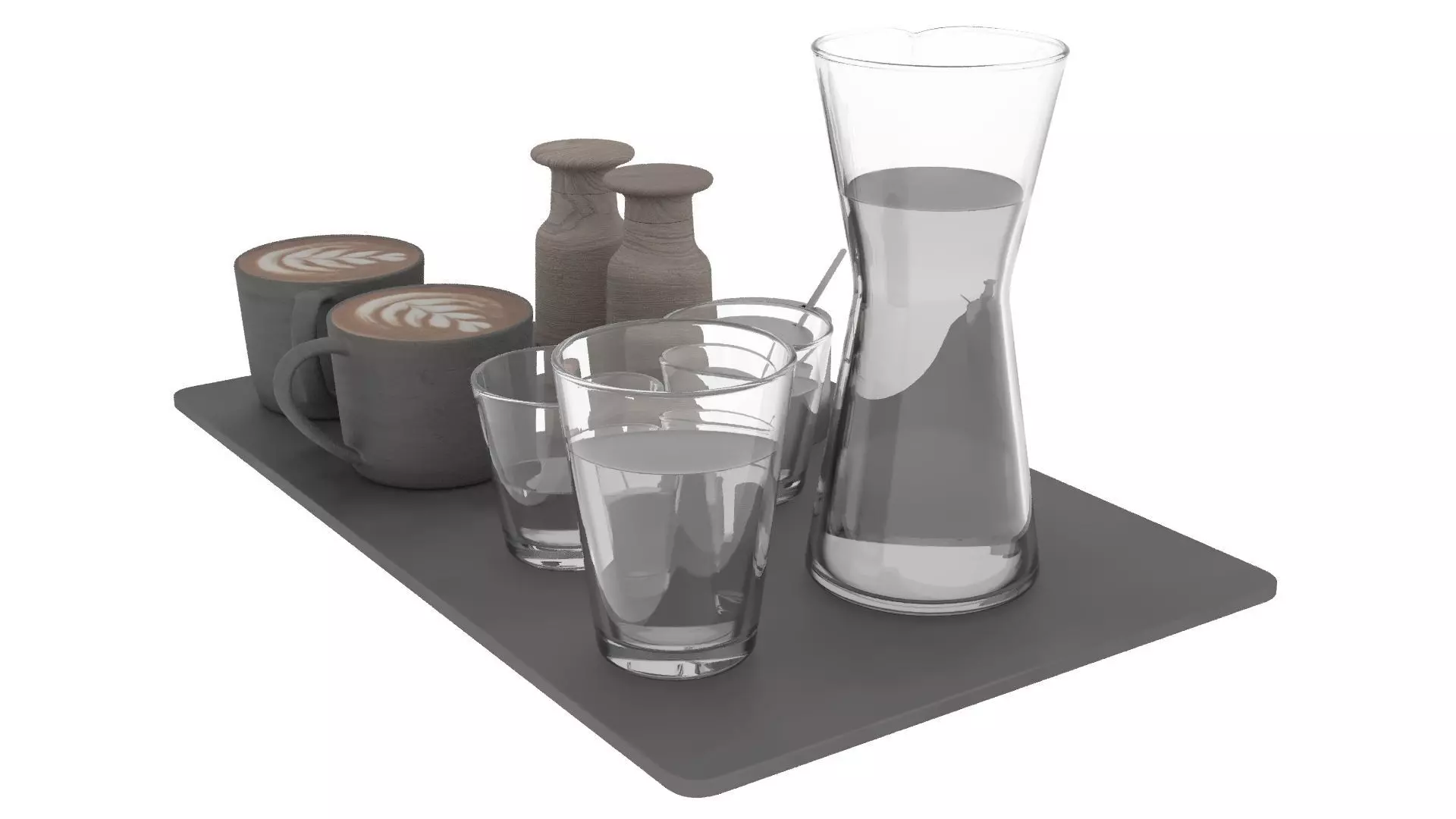 Eat and Drinks Decor Set 3D model_12