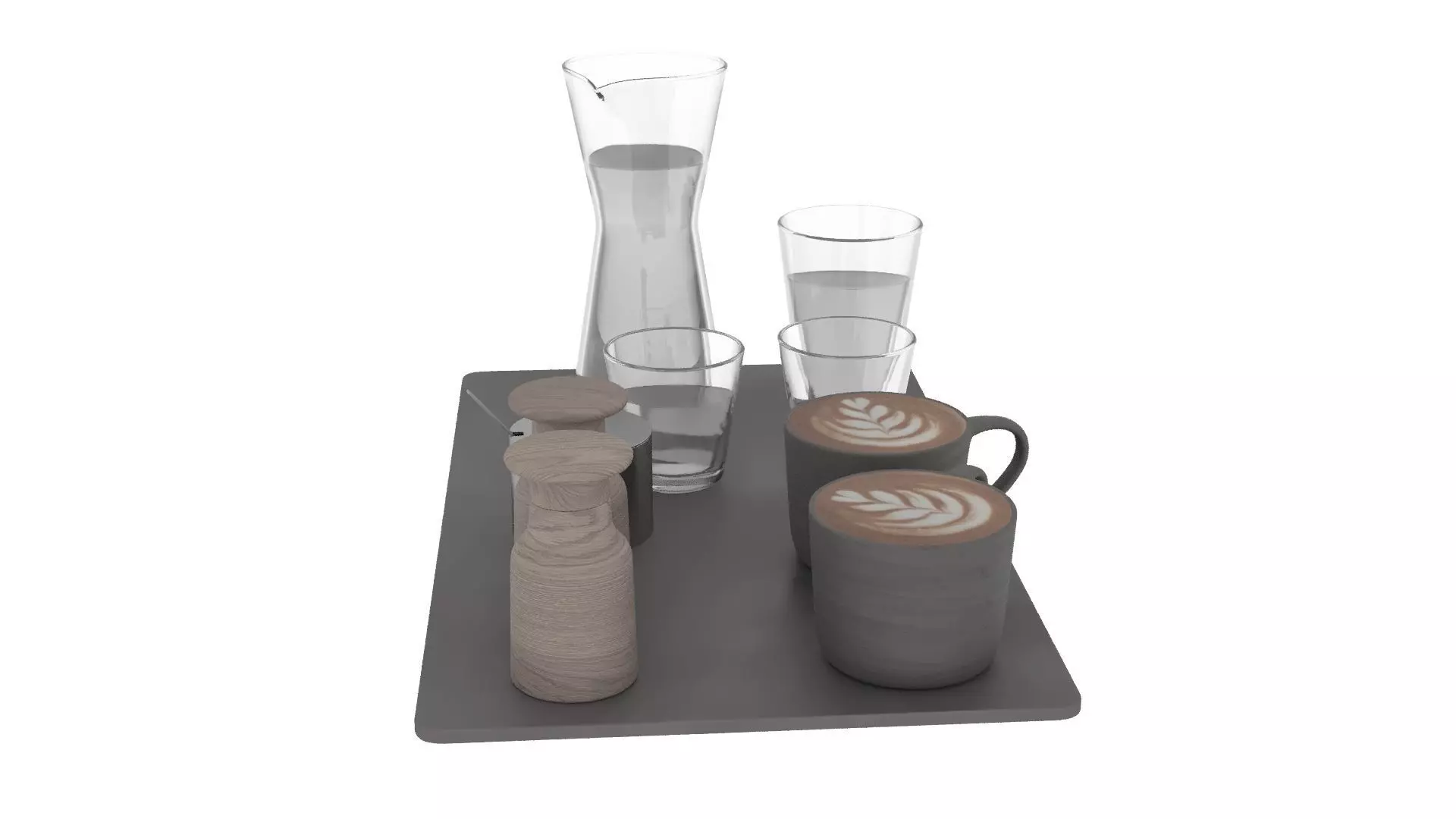 Eat and Drinks Decor Set 3D model_3