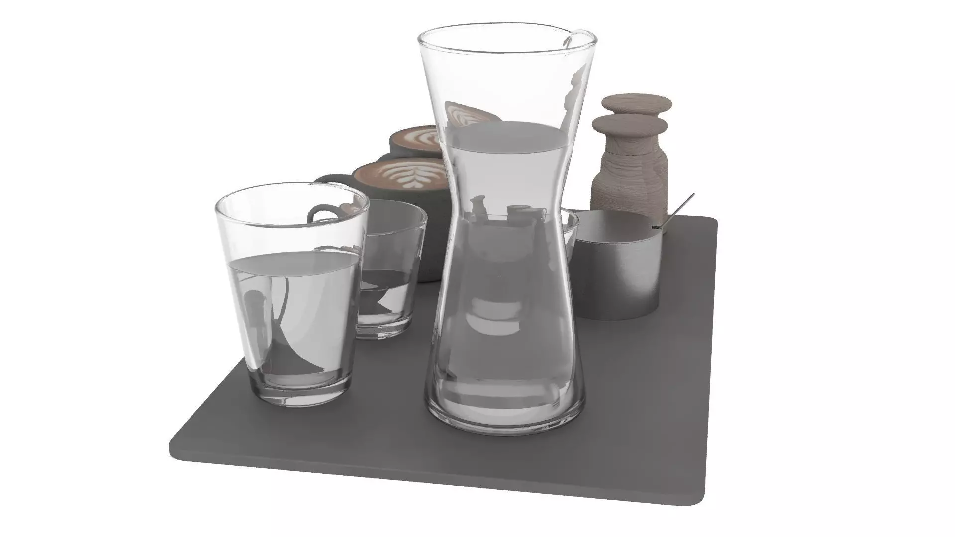 Eat and Drinks Decor Set 3D model_10
