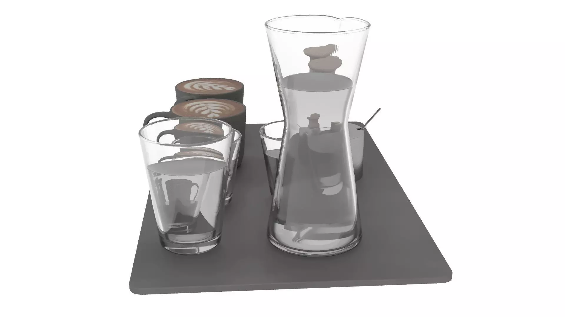 Eat and Drinks Decor Set 3D model_11