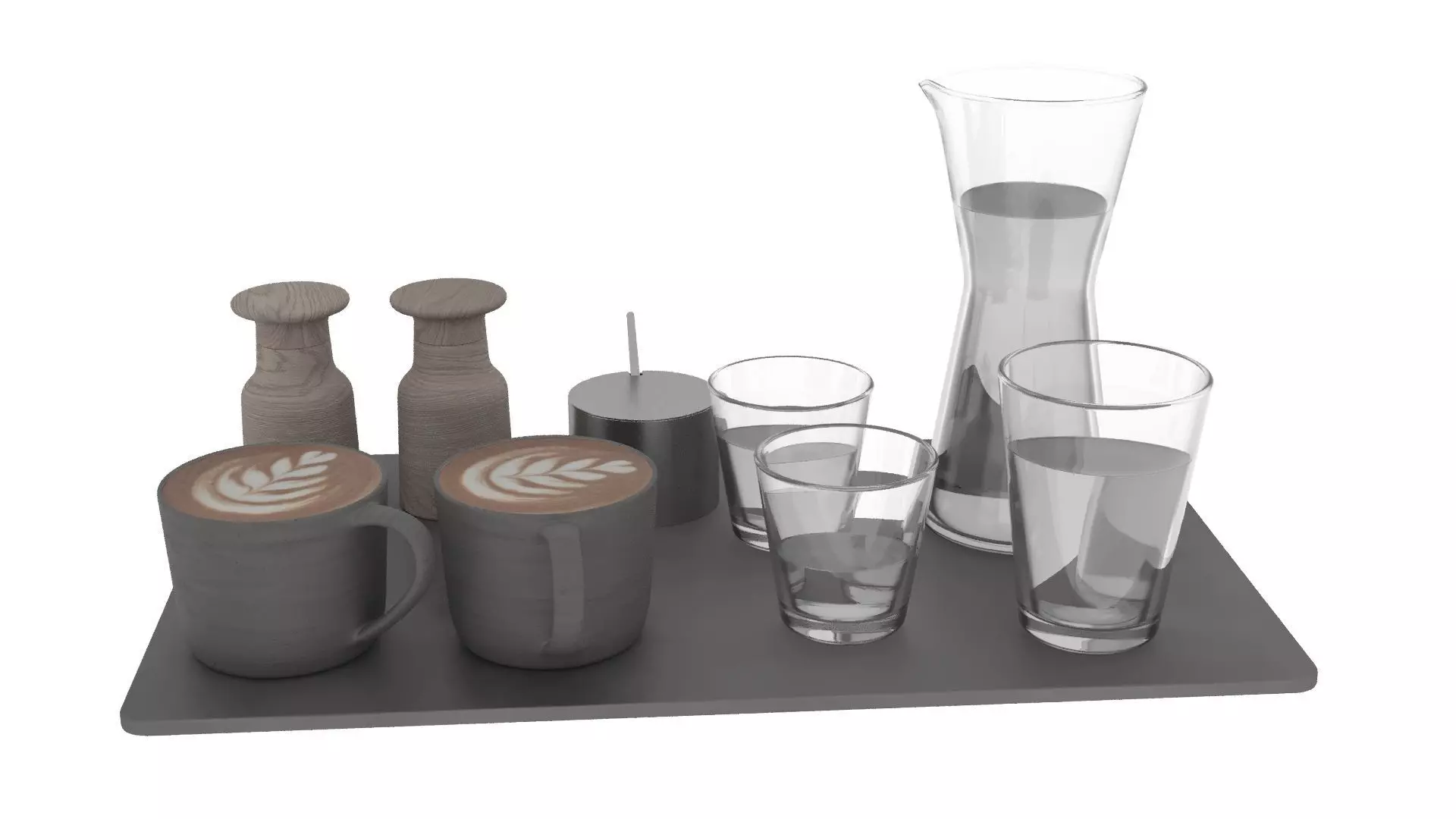 Eat and Drinks Decor Set 3D model_15