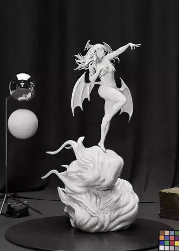 Morrigan Aensland  Darkstalkers Inspired 3D Print Model