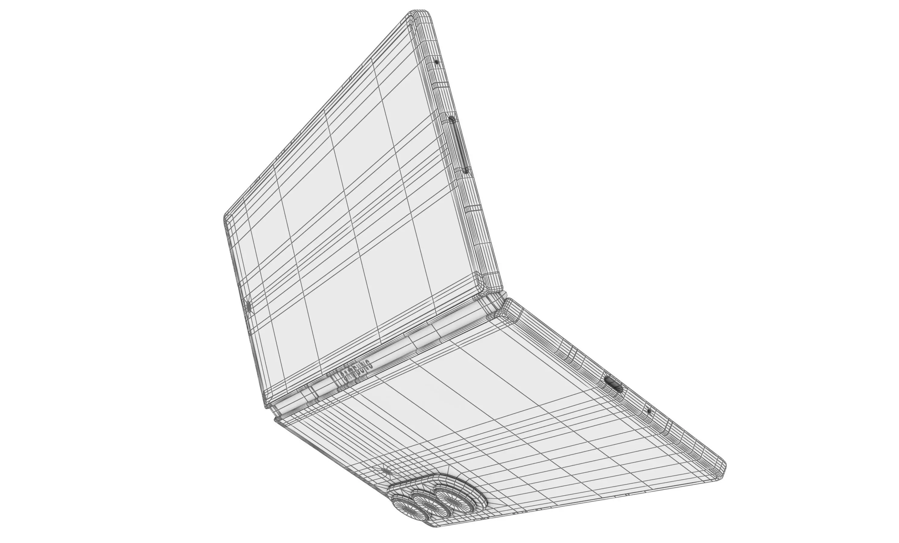 Samsung Galaxy Z Fold7 Silver Shadow 3D model_17