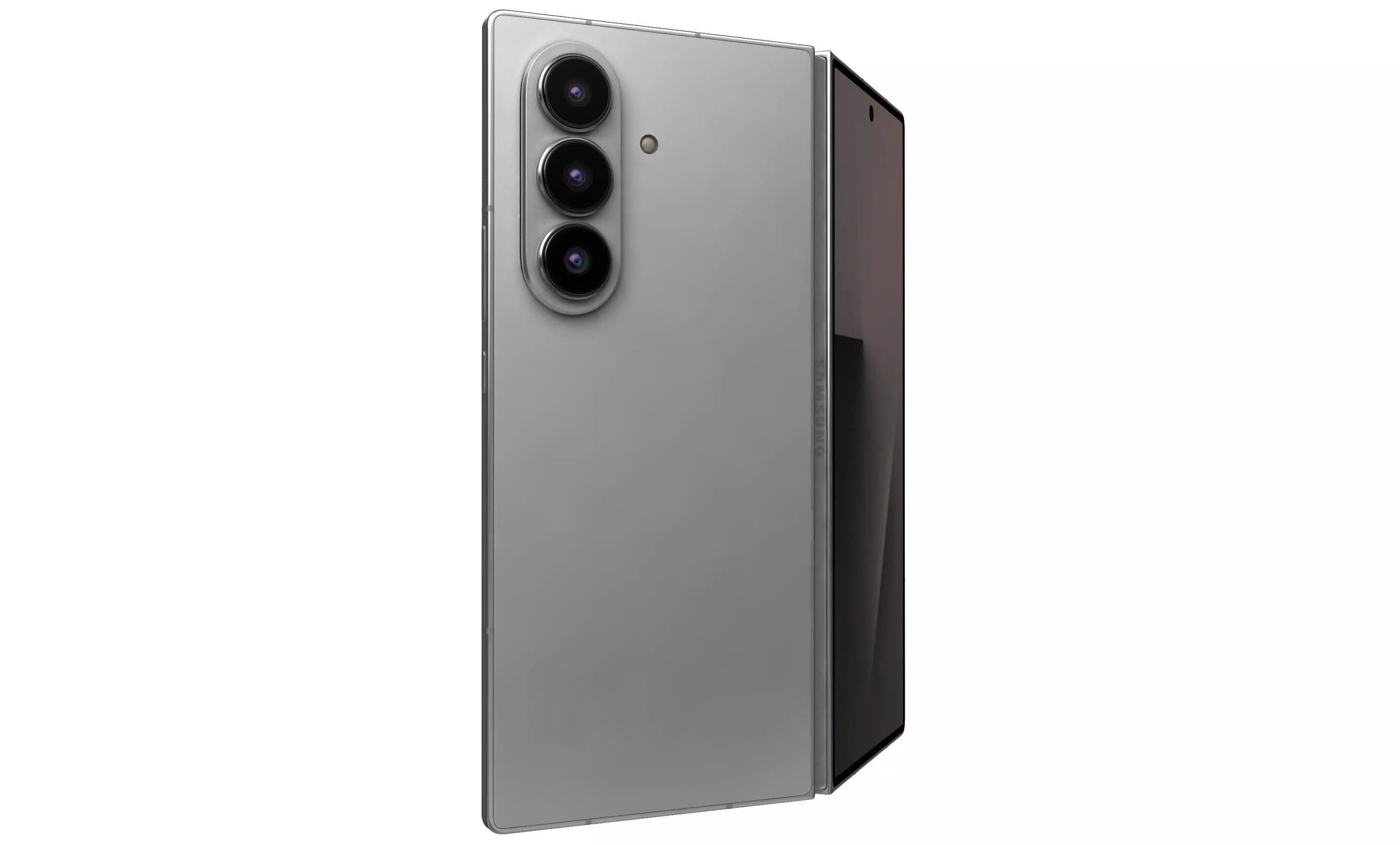 Samsung Galaxy Z Fold7 Silver Shadow 3D model_28