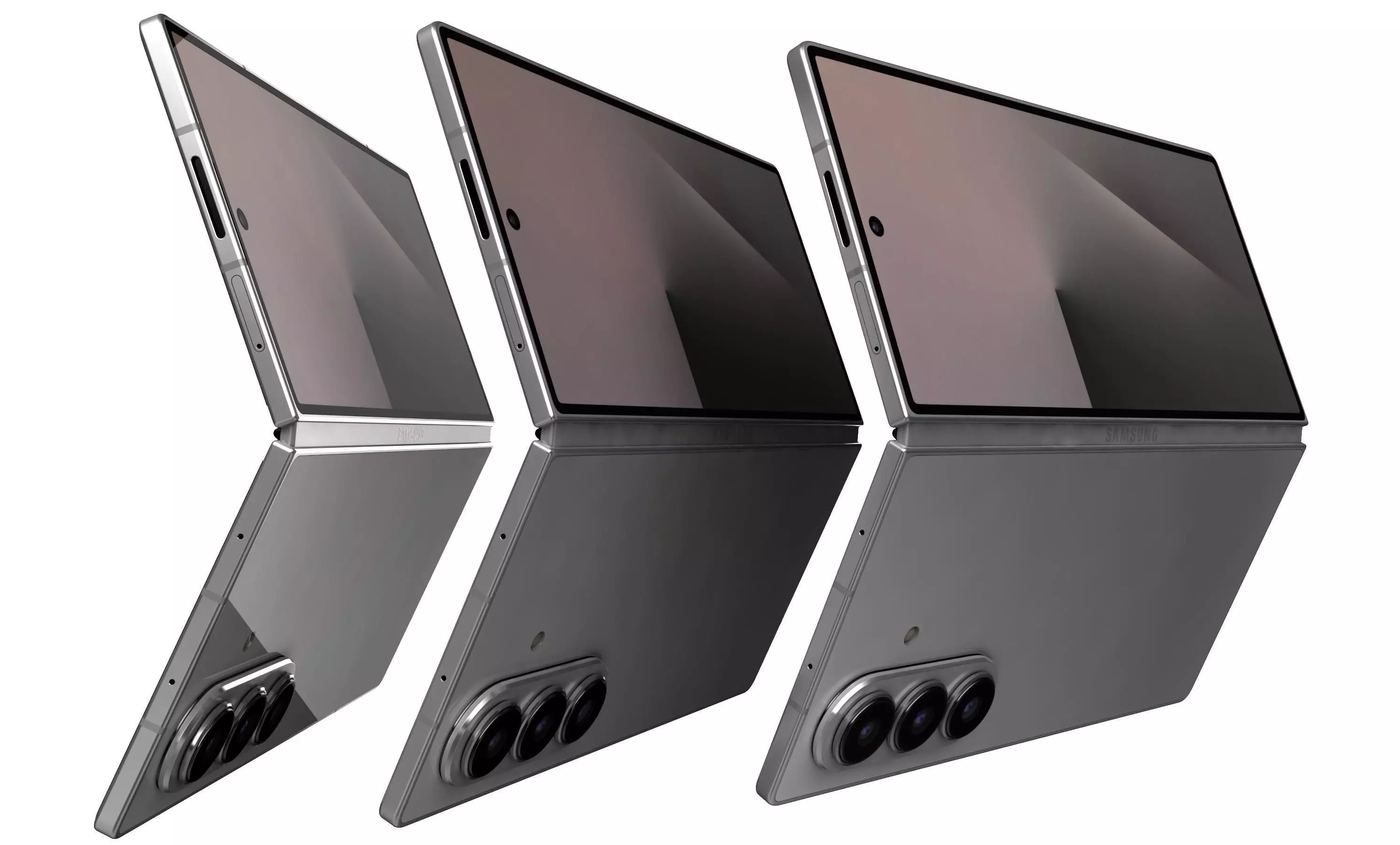 Samsung Galaxy Z Fold7 Silver Shadow 3D model_7