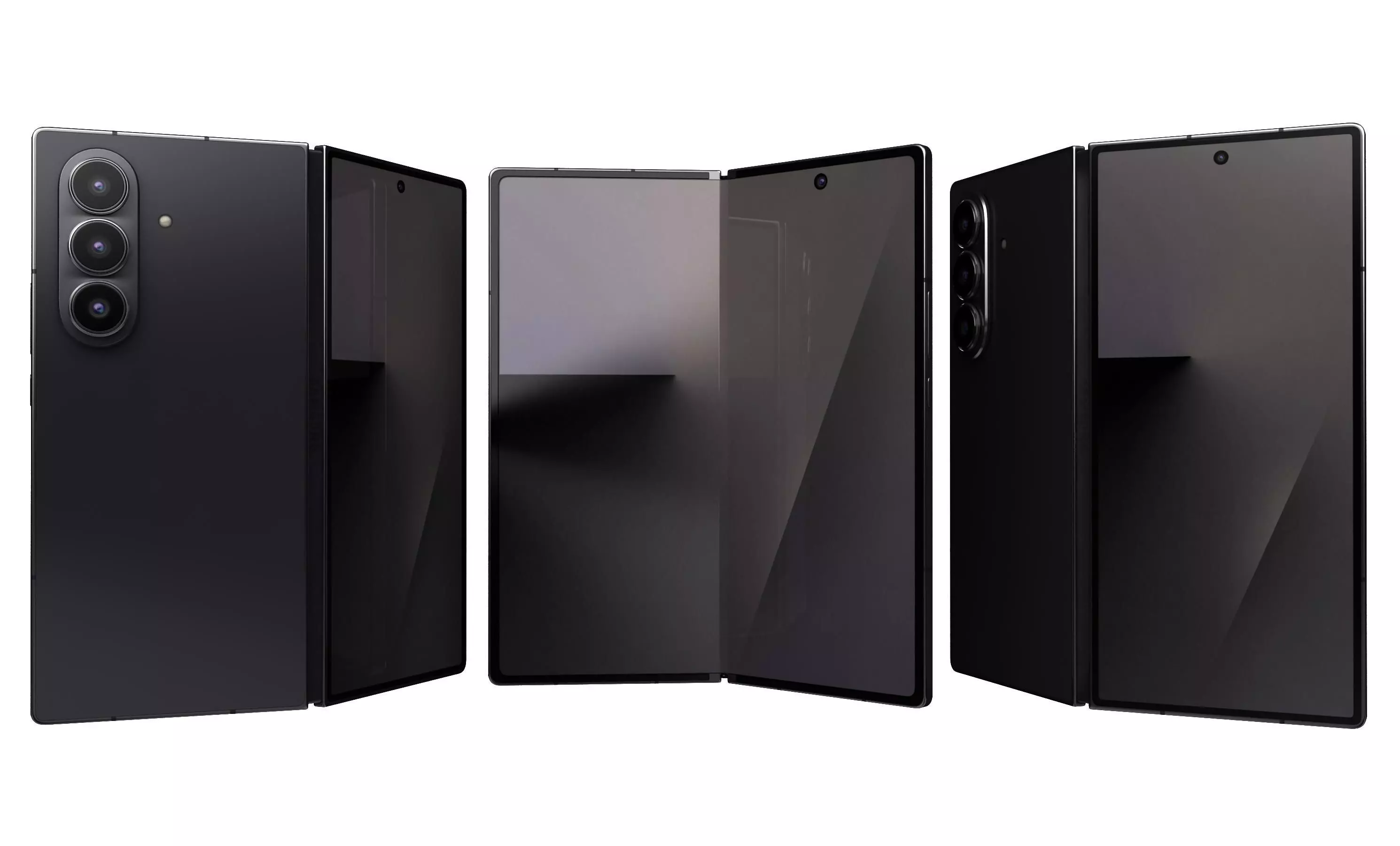 Samsung Galaxy Z Fold7 All Colors 3D model_4